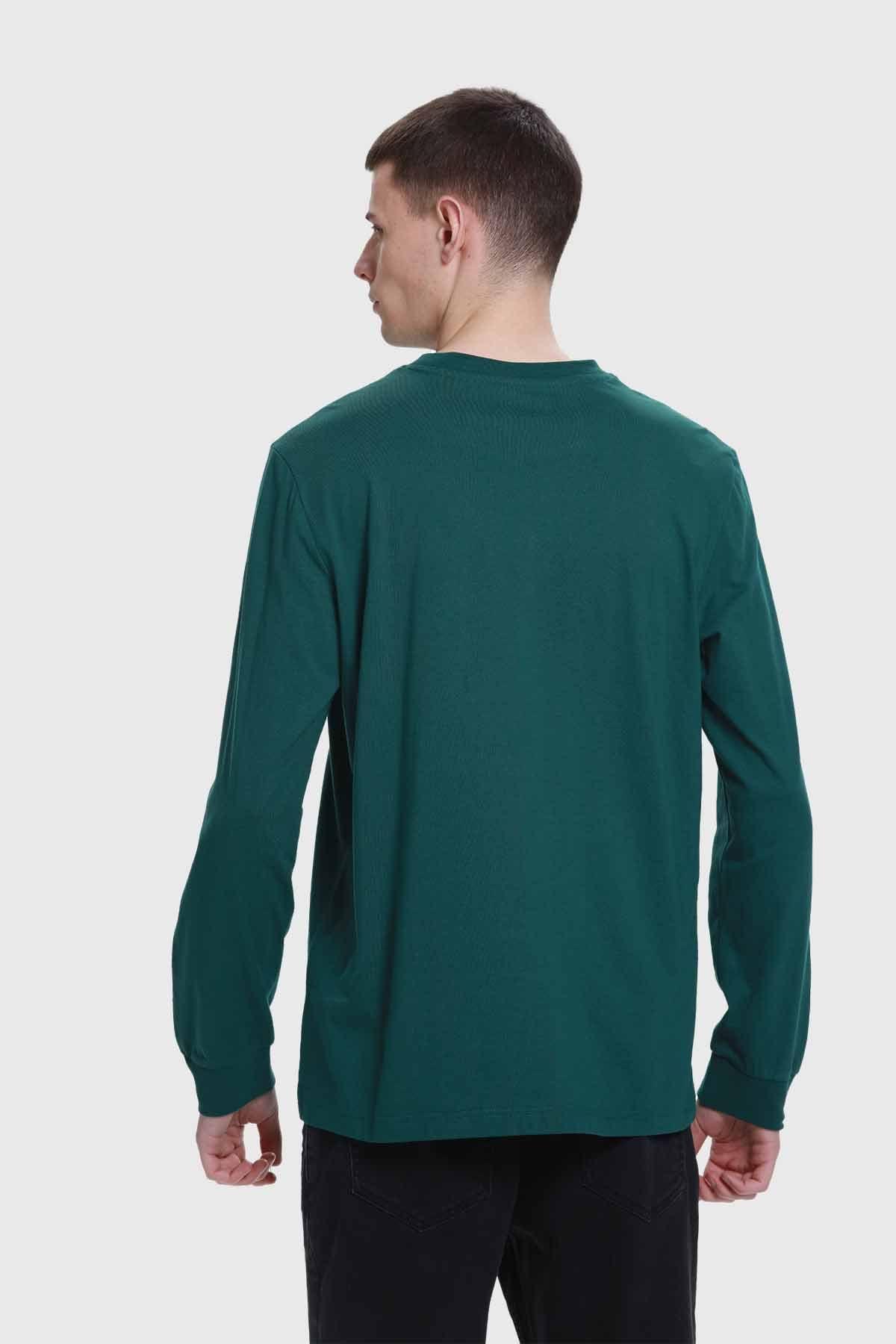 Polera Hombre Con Bolsillo Verde-2