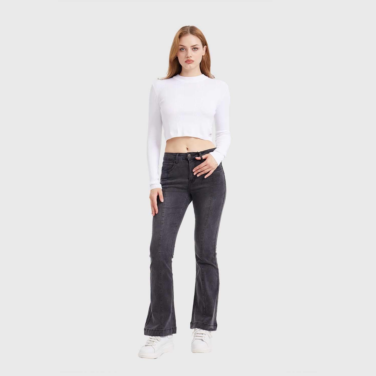 Sweater Mujer Crop Blanco I Fashion's Park-3