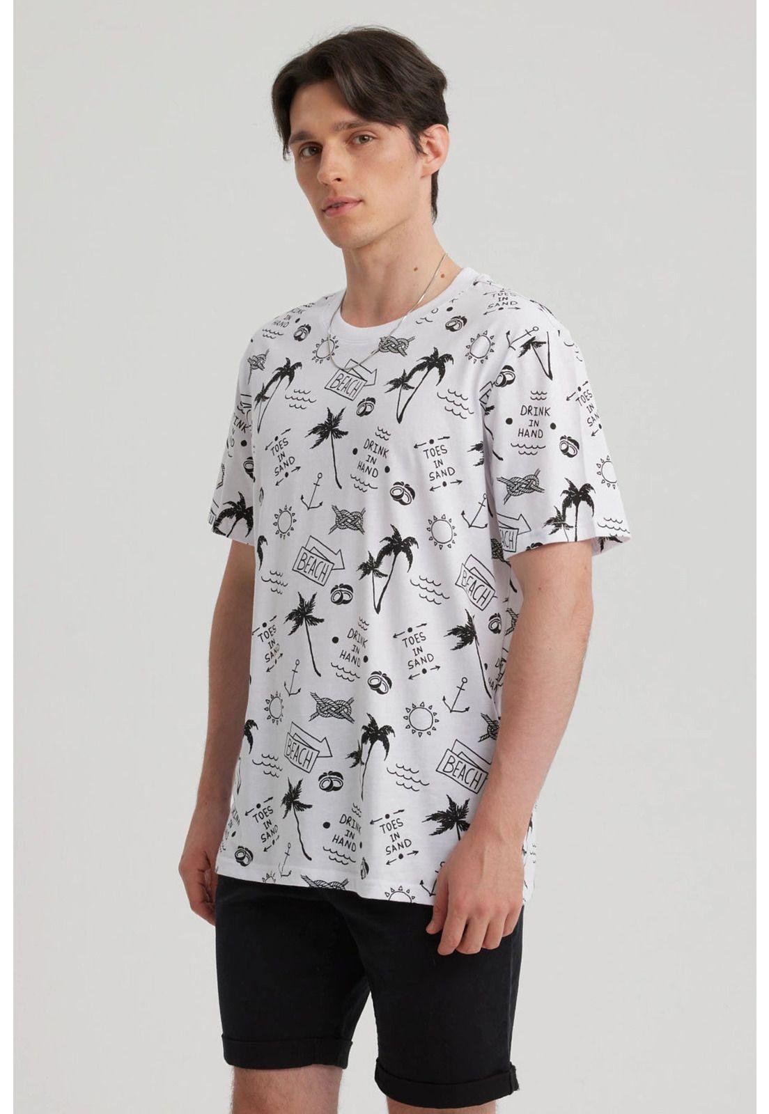 Polera Hombre Full Rapport Blanco-3