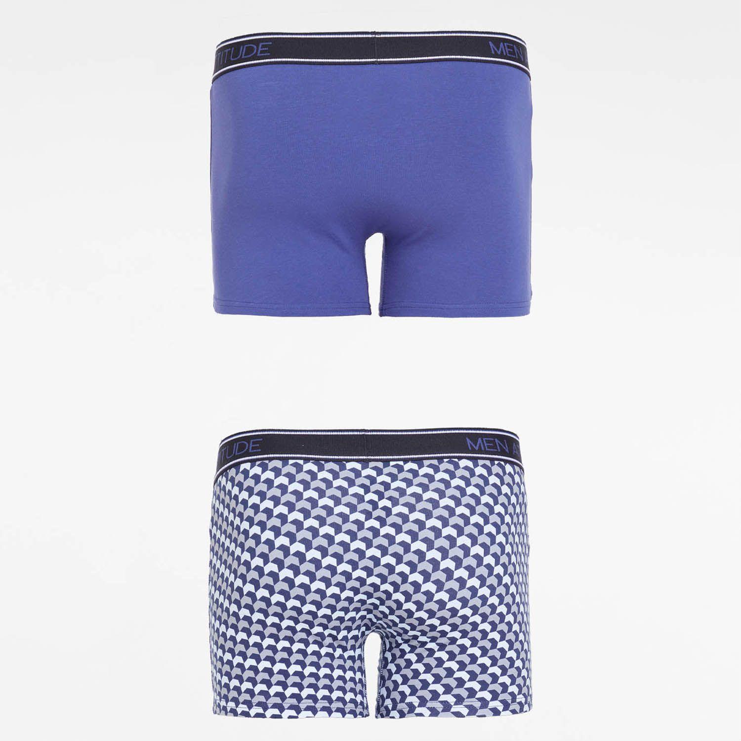 Boxer Bipack Azul Marino Hombre-1