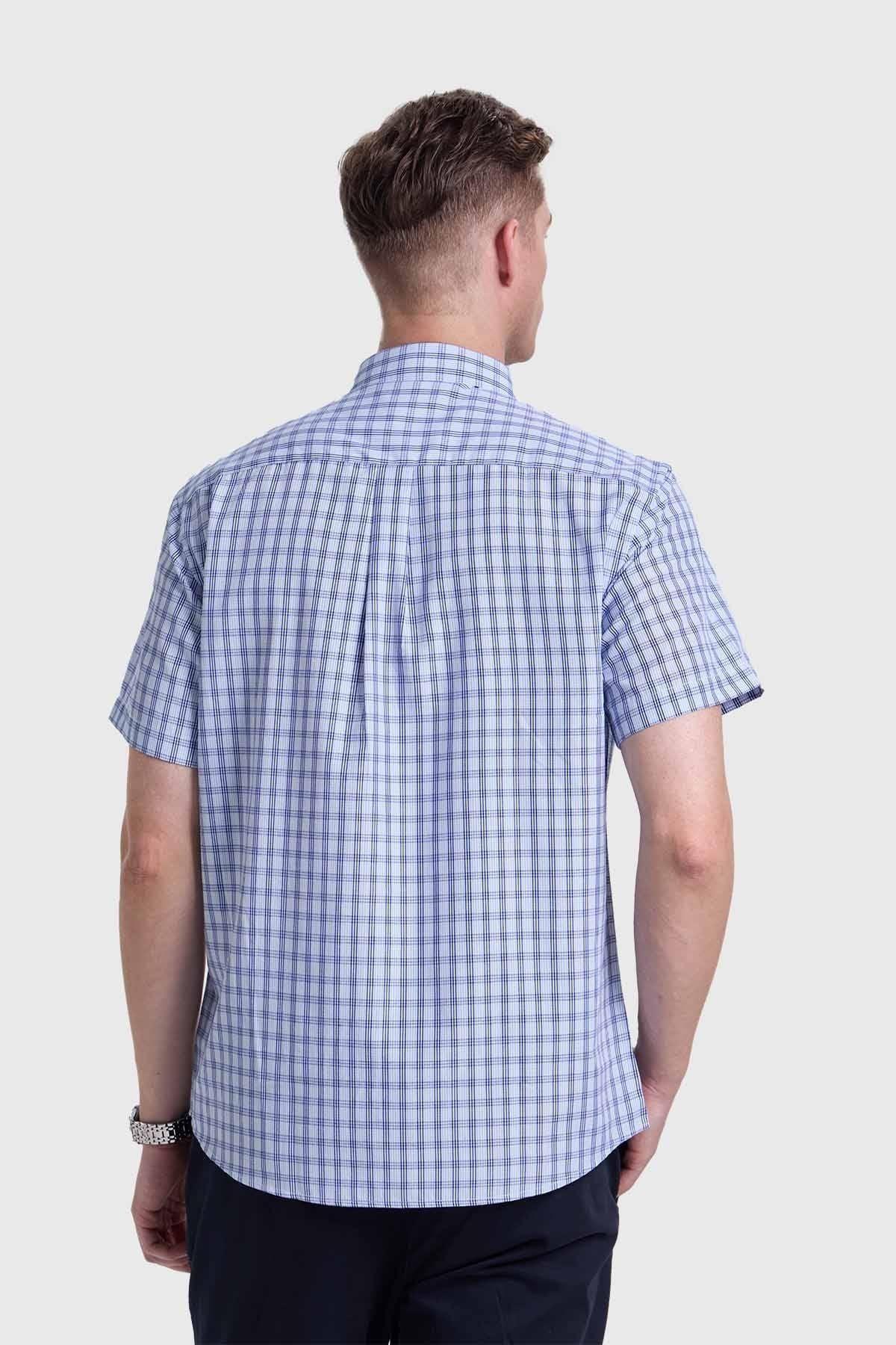 Camisa Hombre Casual Celeste-2