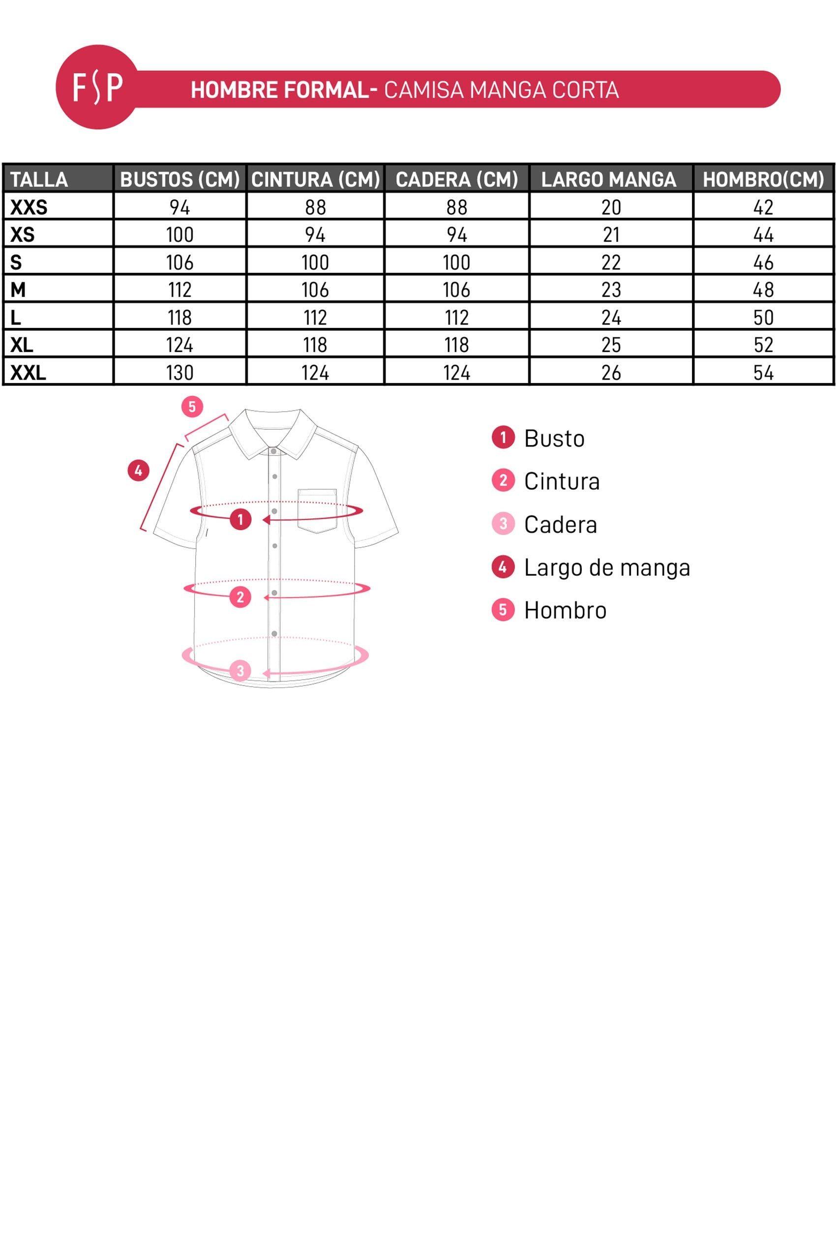 Camisa Hombre Casual Celeste-4