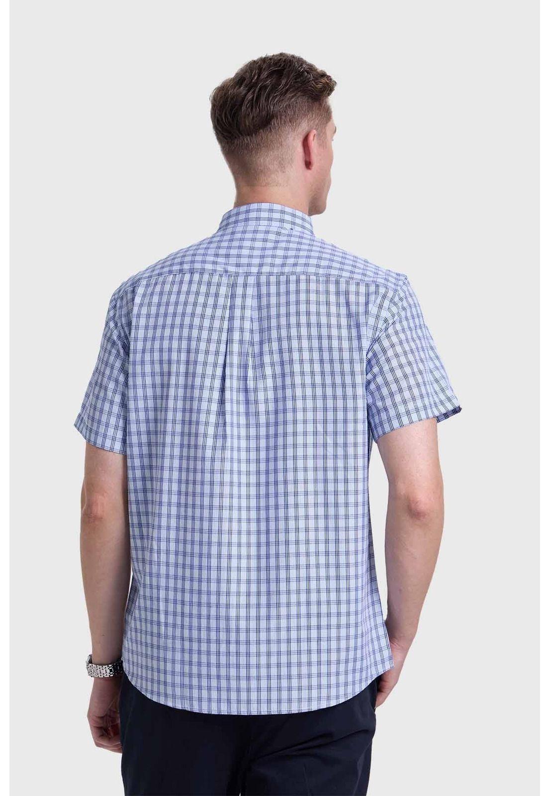 Camisa Hombre Casual Celeste - ll-2