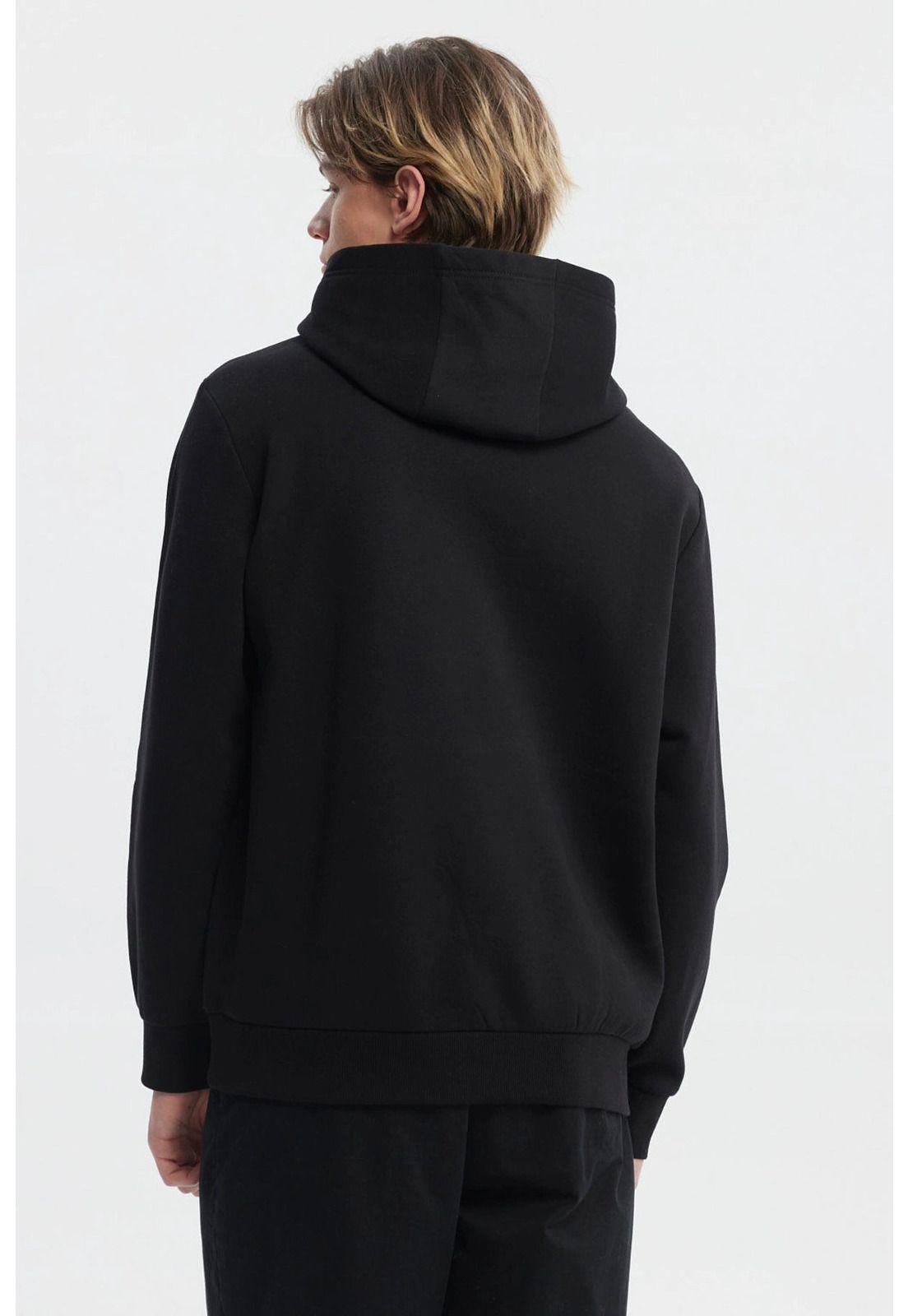 Polerón Hombre College Grafitti Negro-2