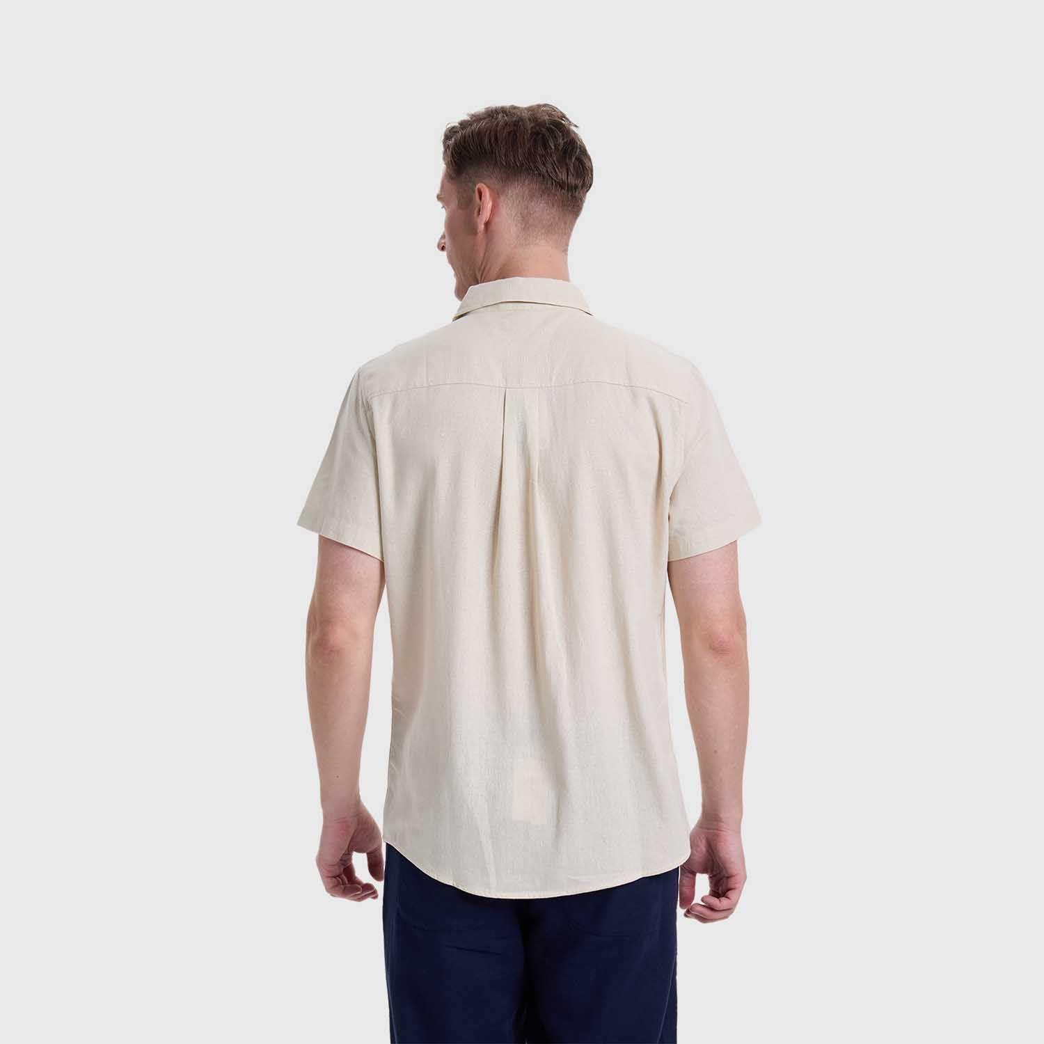 Camisa Hombre Lino Crudo Fashions Park-2