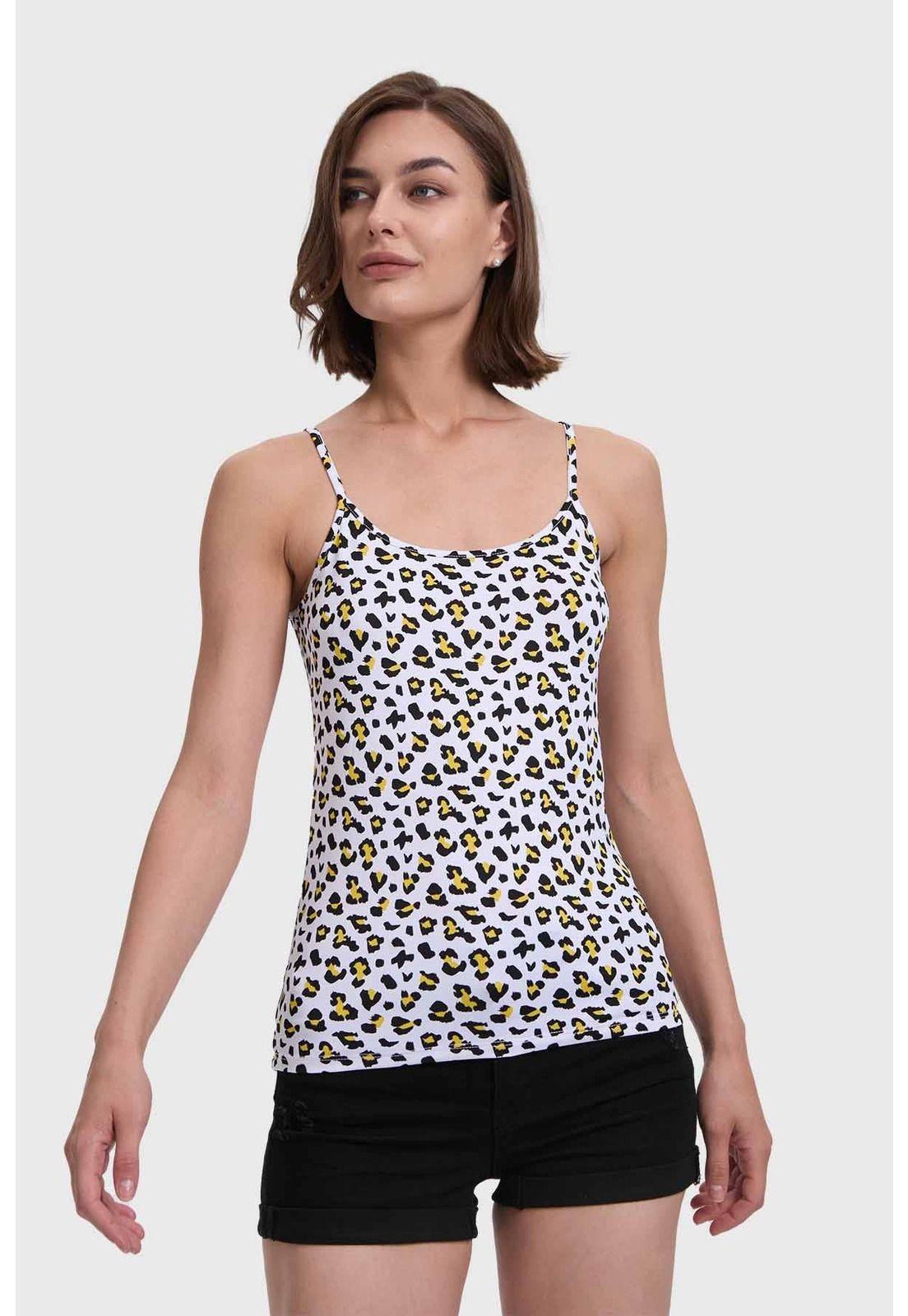 Polera Mujer Pabilo Print Negro-1