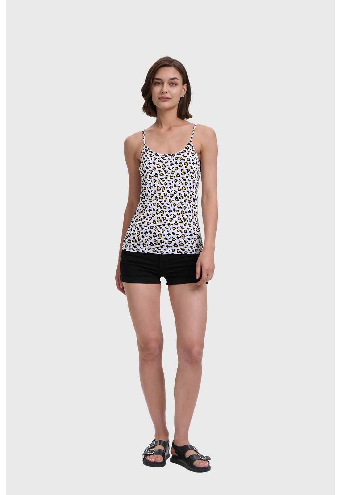 Polera Mujer Pabilo Print Negro-3