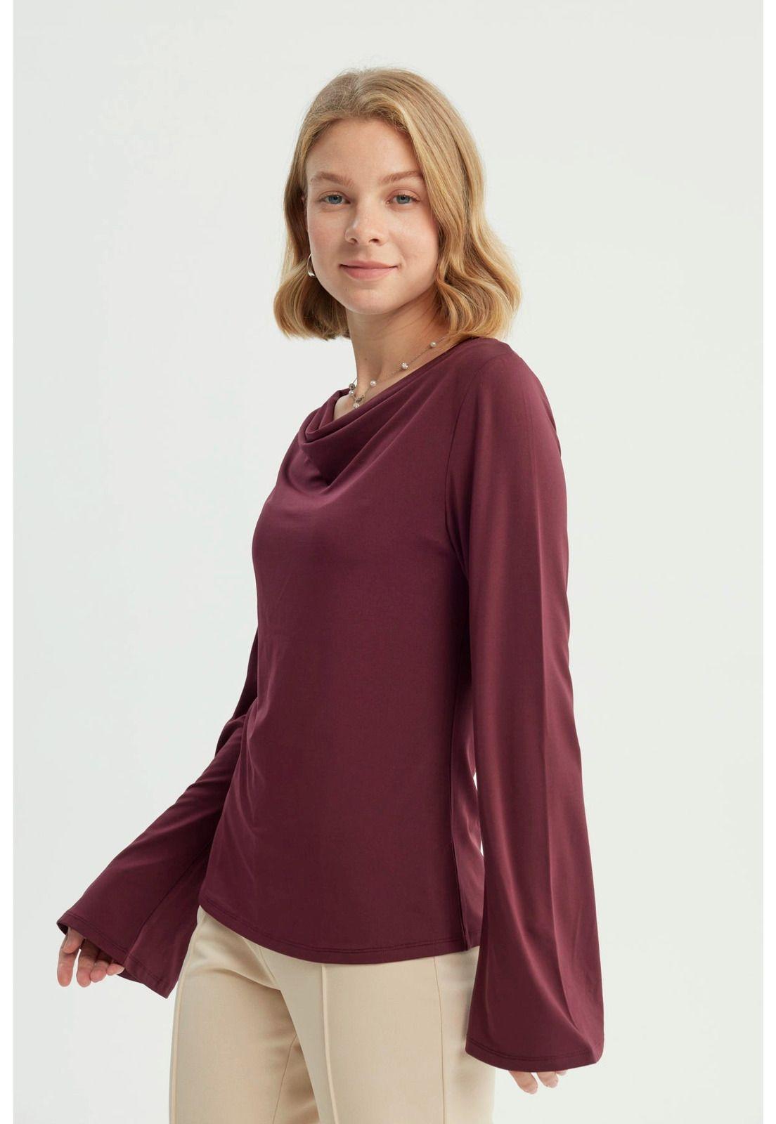 Polera Mujer Ajustada Rojo-1