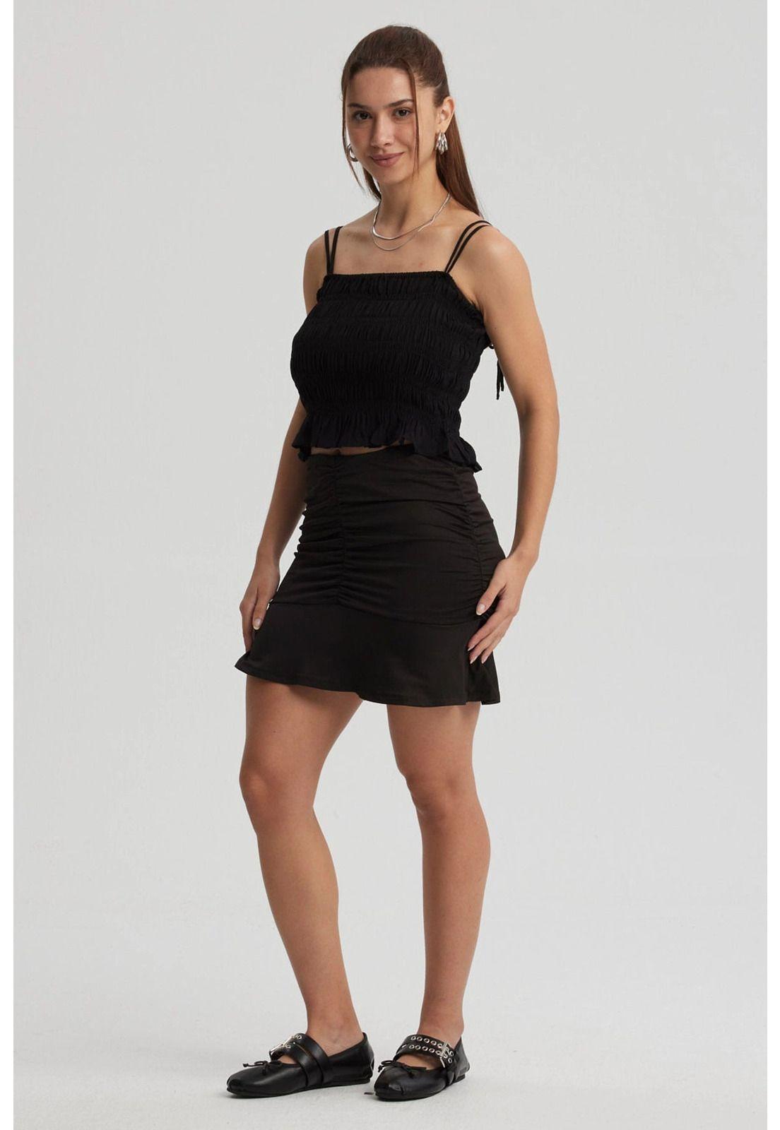 Peto Mujer Pabilo Panal Negro-3