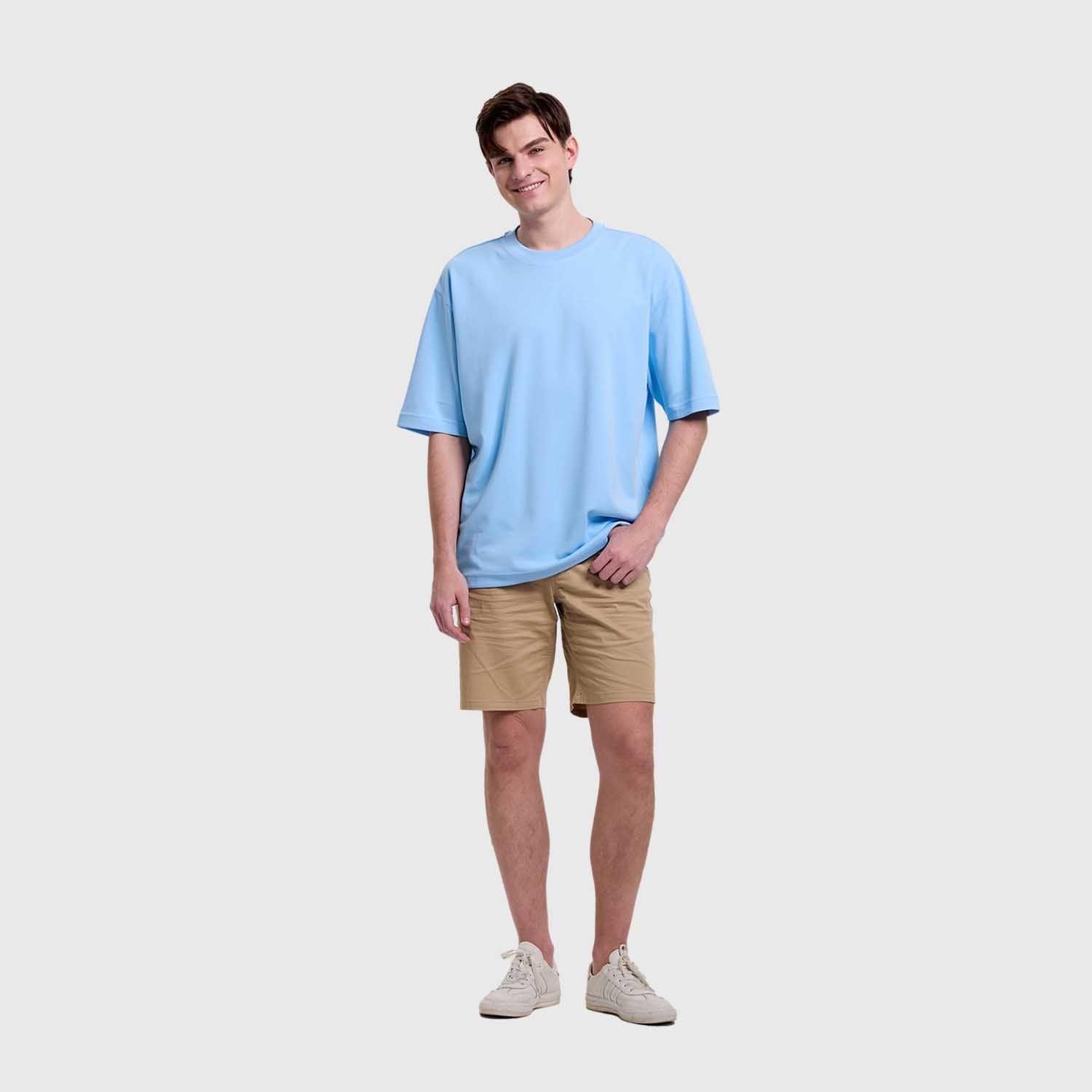 Polera Hombre Loose Fit Celeste Fashion's Park-3