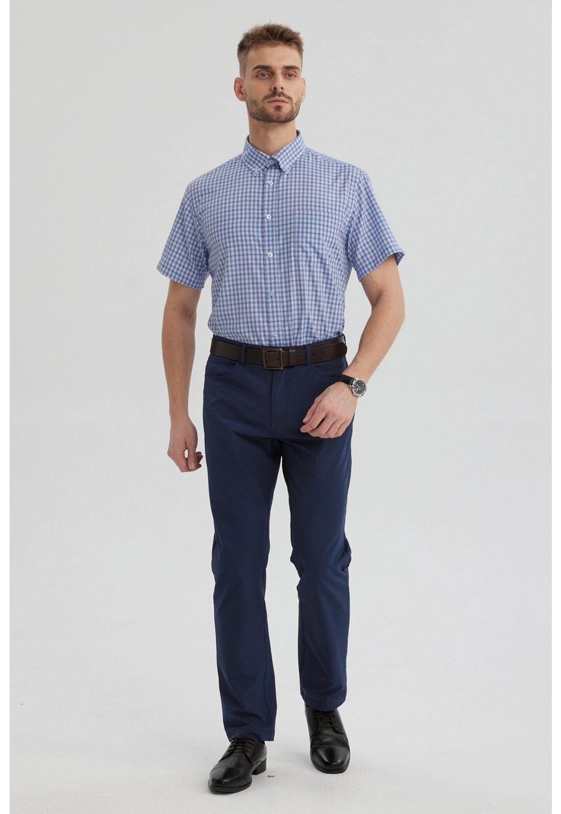 Camisa Hombre Rapport Regalo Azul Denim- ll-3