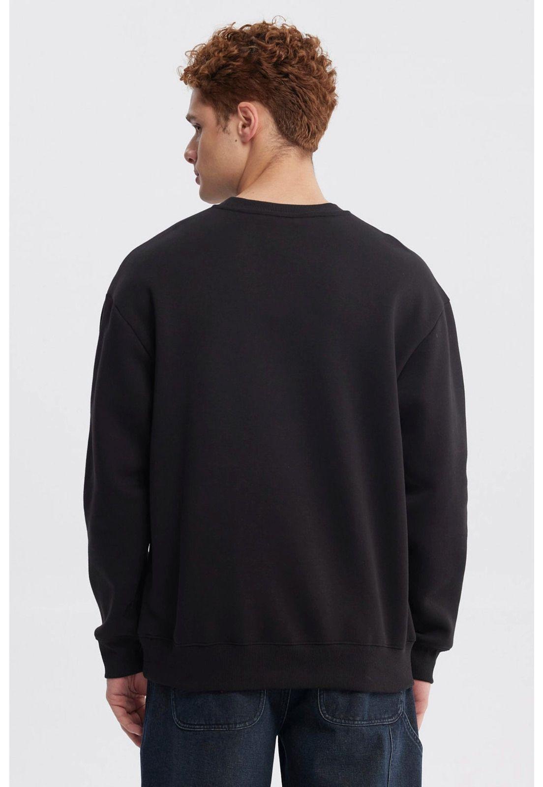 Polerón Hombre Slim Negro - ll-2