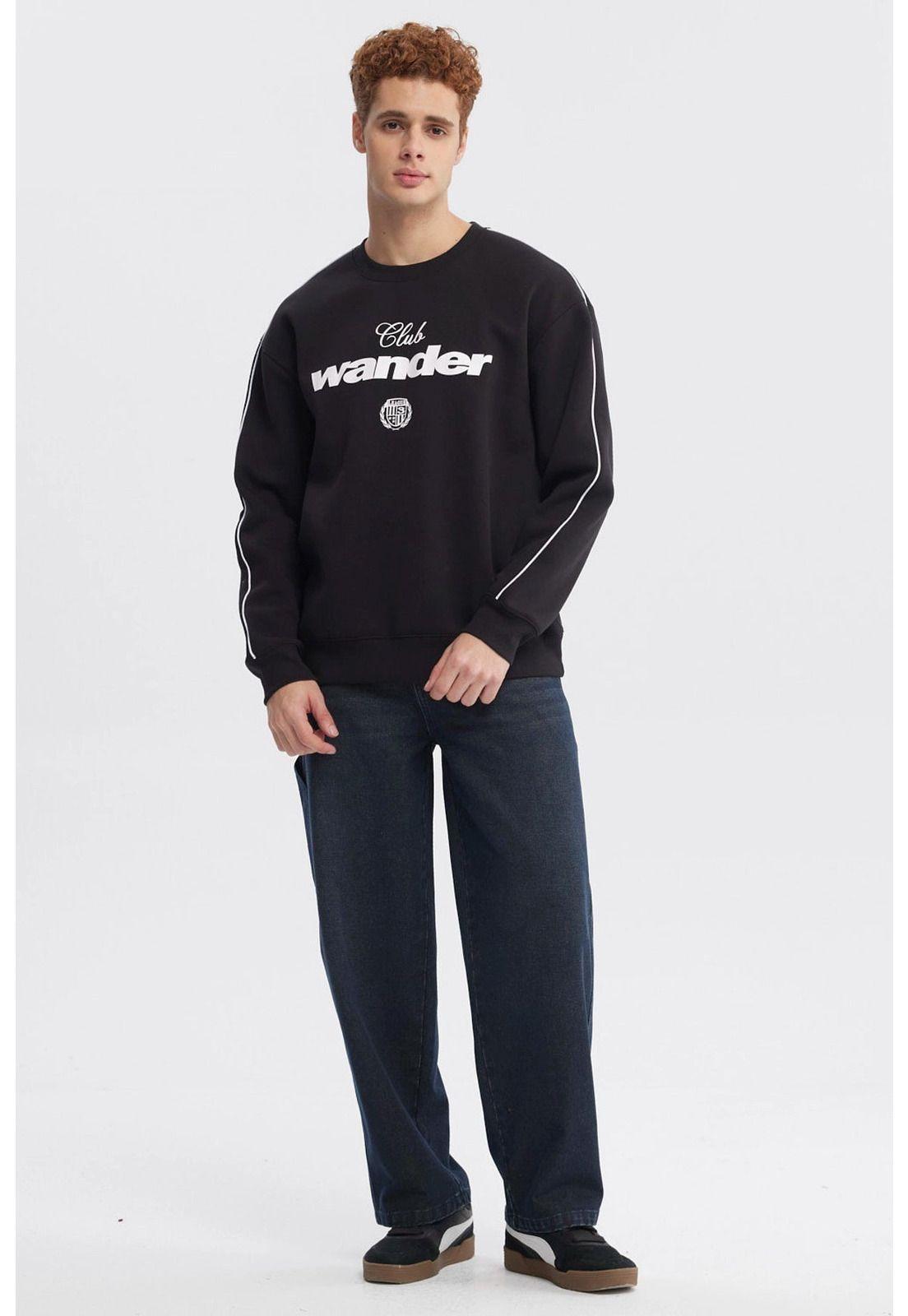 Polerón Hombre Slim Negro - ll-3