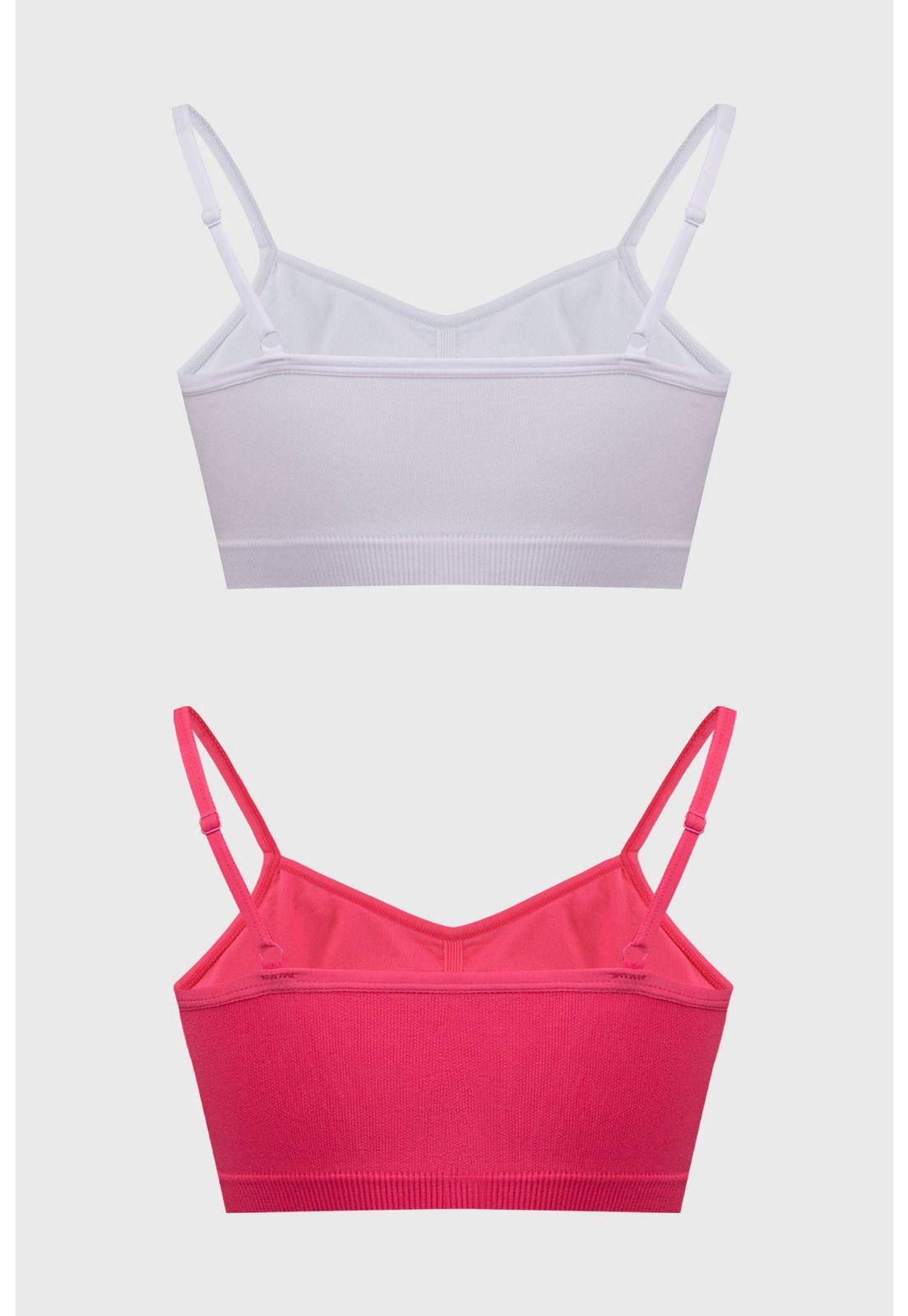 Sostén Mujer Teens Liso Fucsia-1