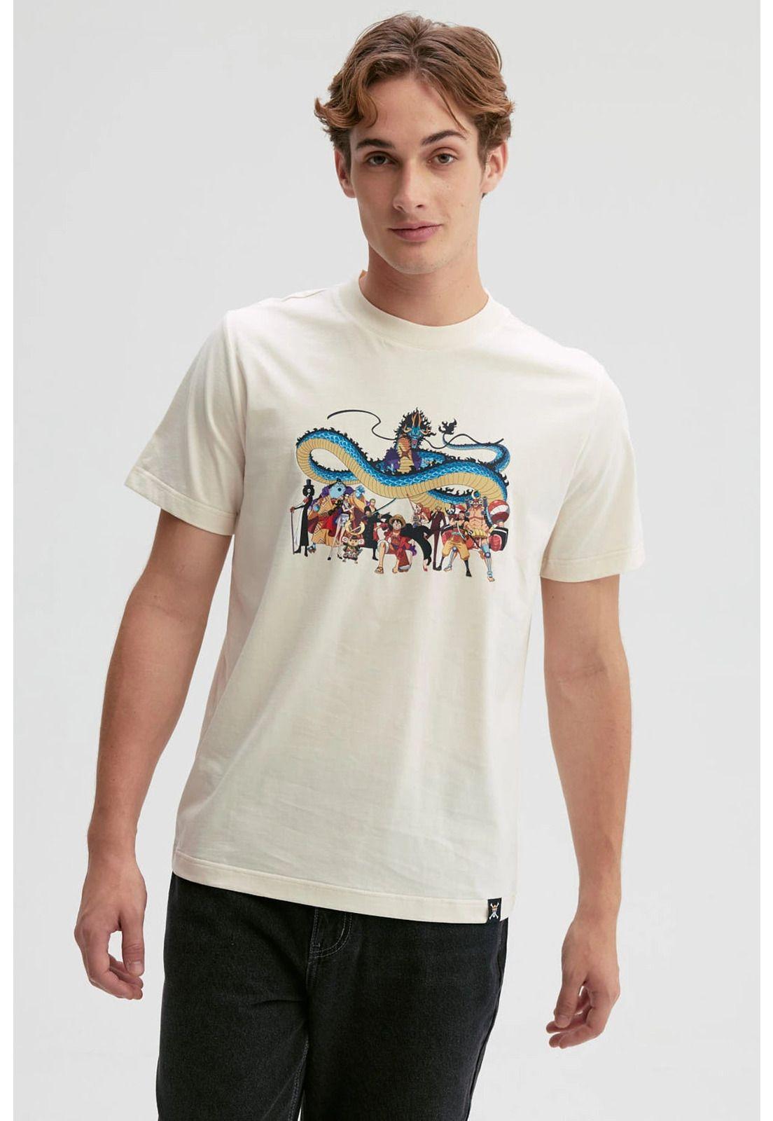 Polera Hombre One Piece Beige - ll-0