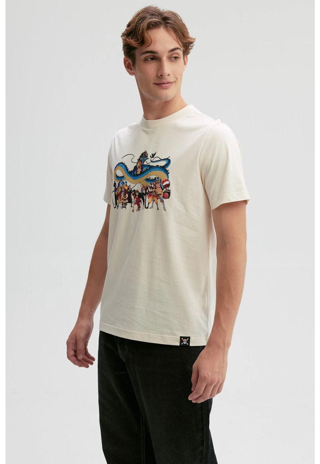 Polera Hombre One Piece Beige - ll-1