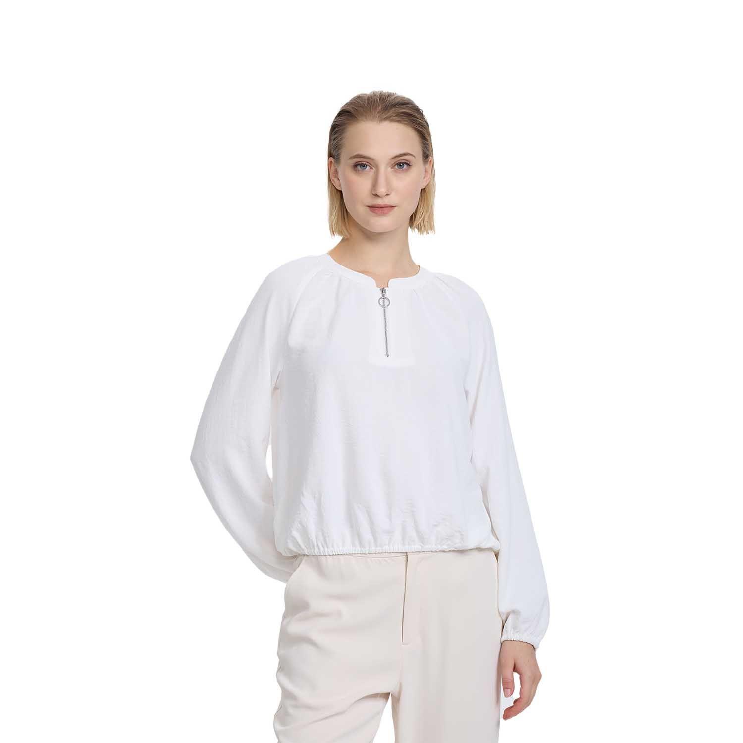 Blusa Mujer Medio Cierre Crudo Fashion's Park-0