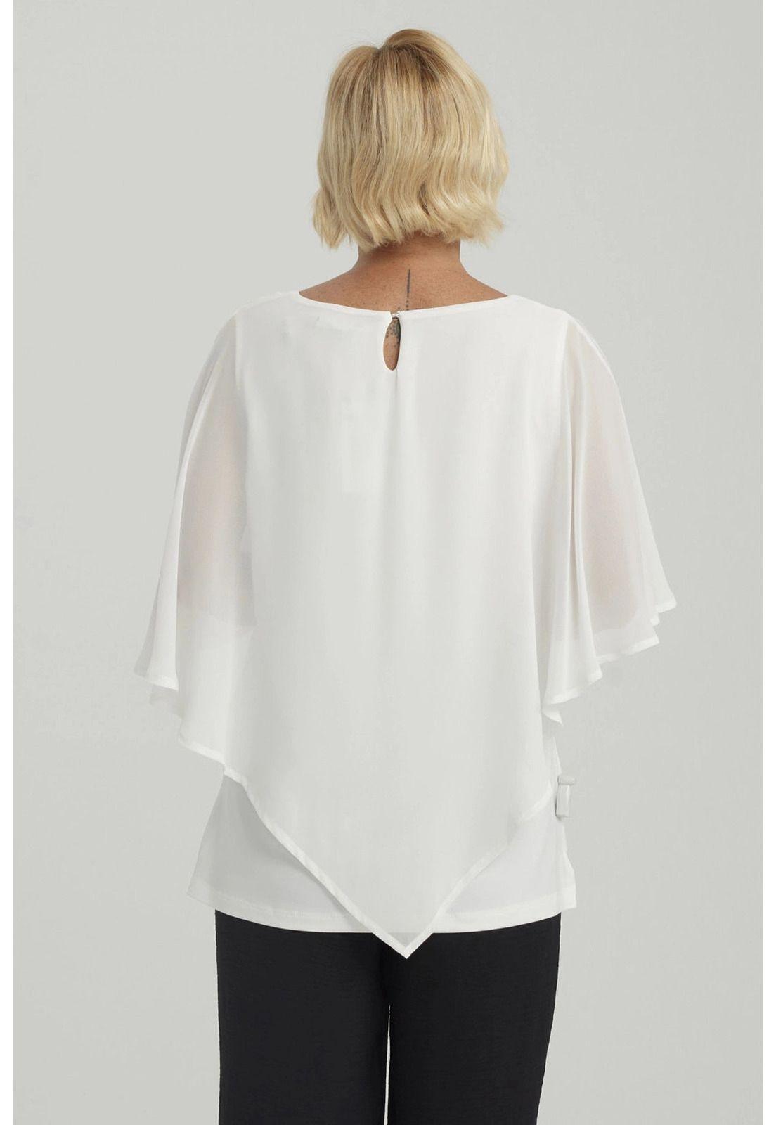 Polera Mujer Sin Hombros Y Pabilo Crudo-2