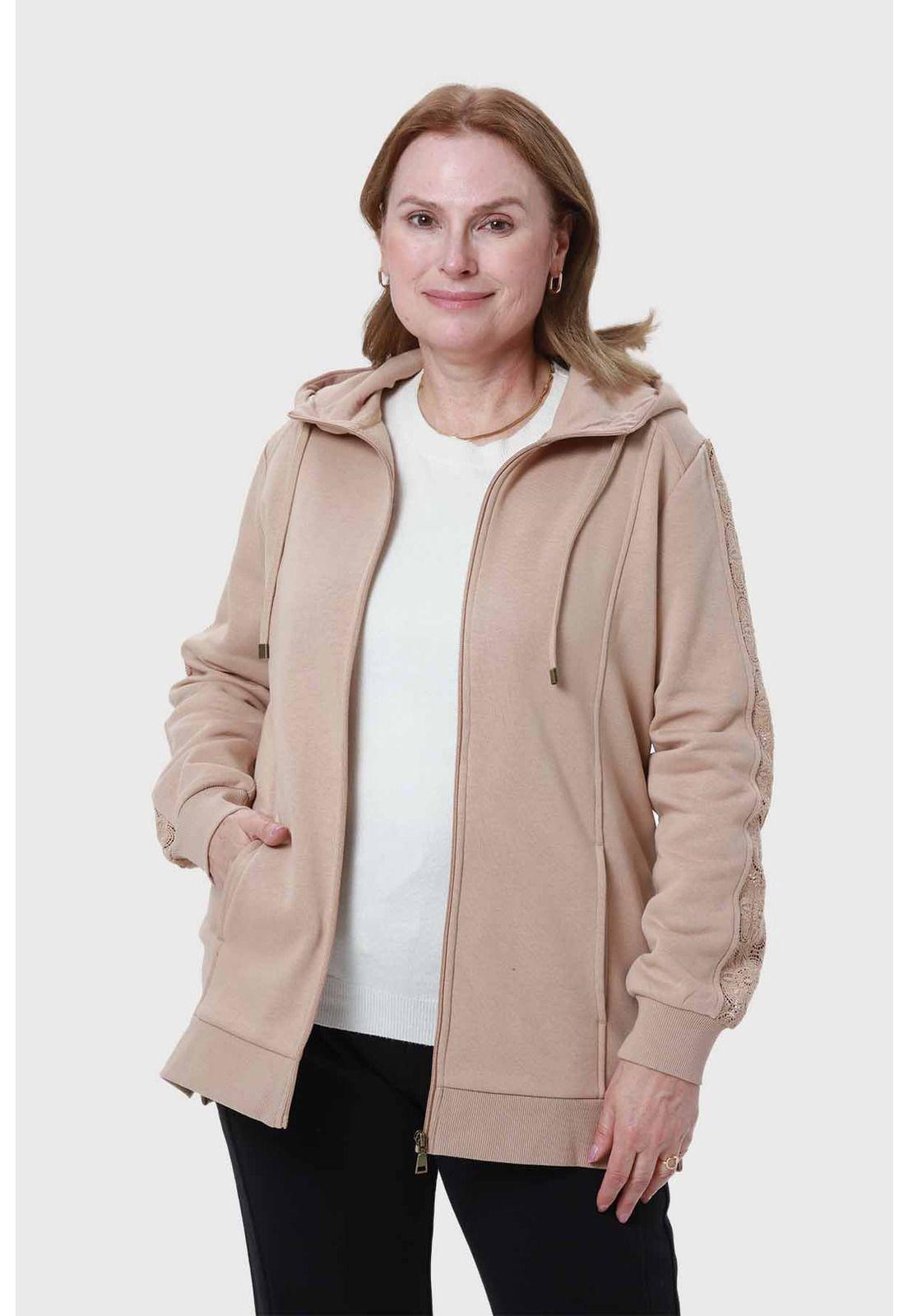 Polerón Mujer Beige - ll-0