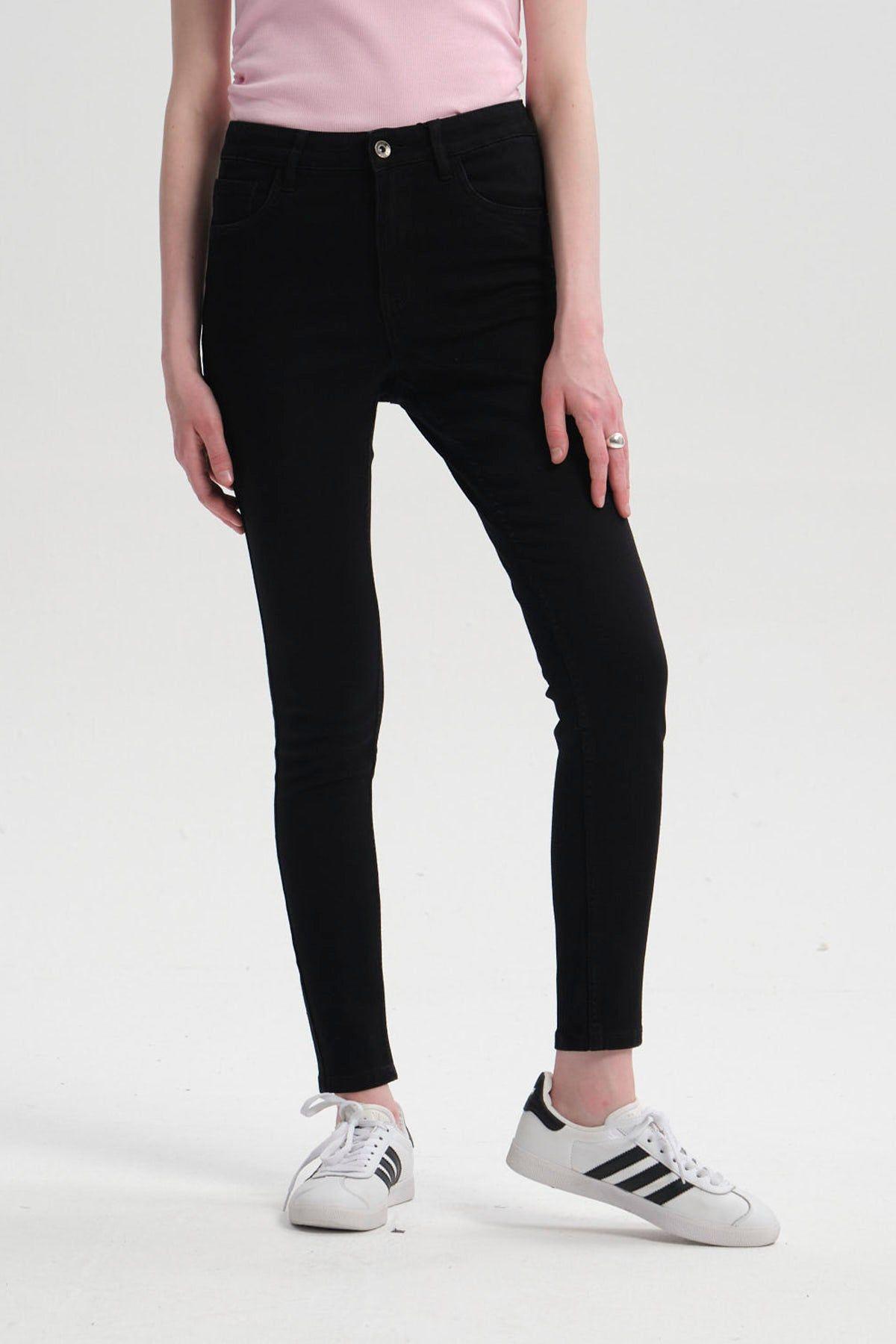 Jeans Mujer Super Skinny Emilia Negro-0