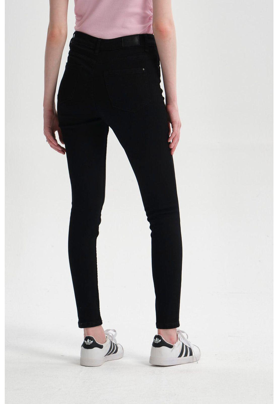 Jeans Mujer Super Skinny Emilia Negro-2