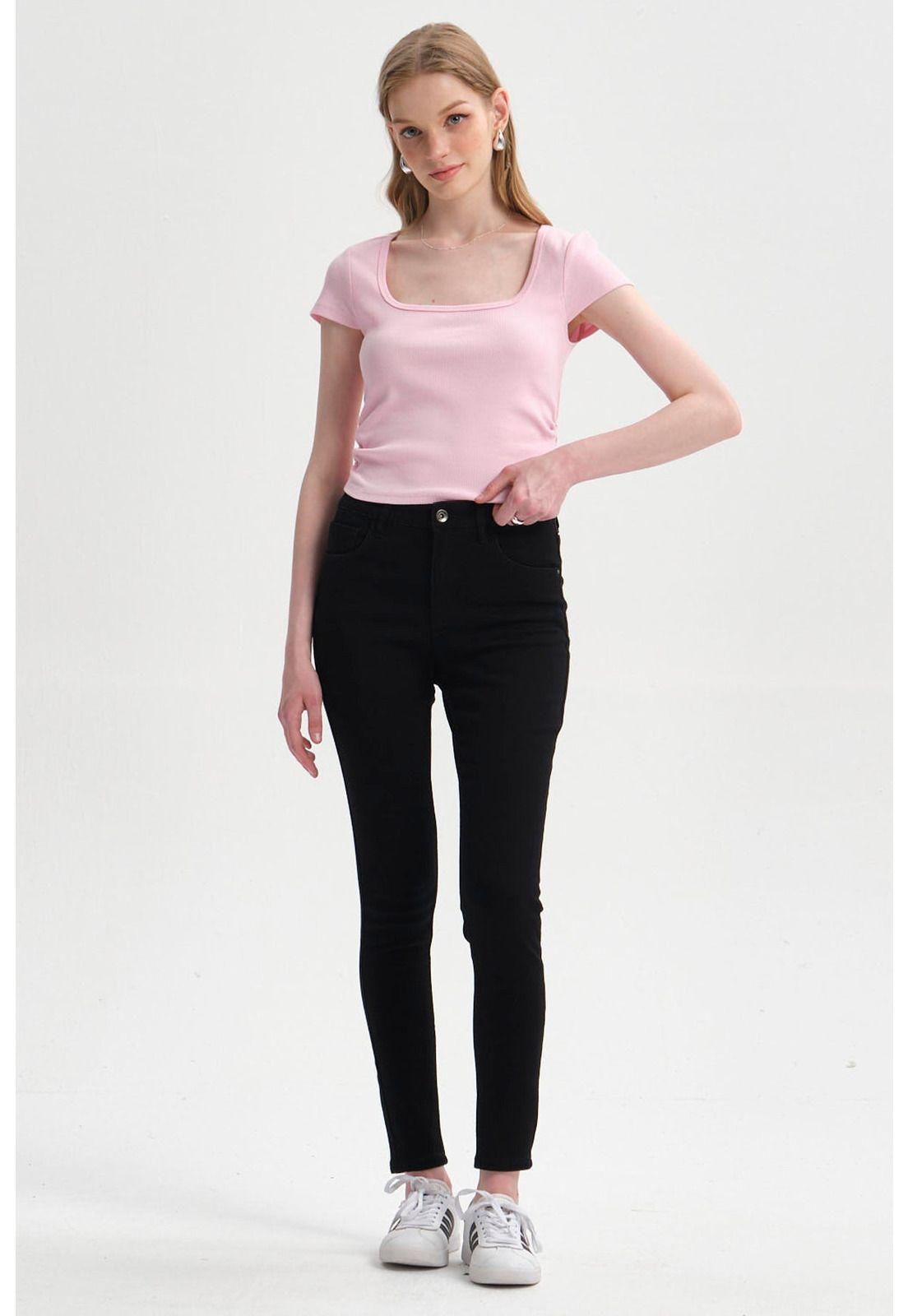 Jeans Mujer Super Skinny Emilia Negro-3