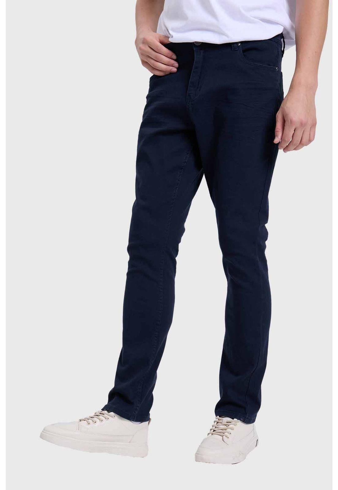 Jeans Hombre Slim Azul - V-1