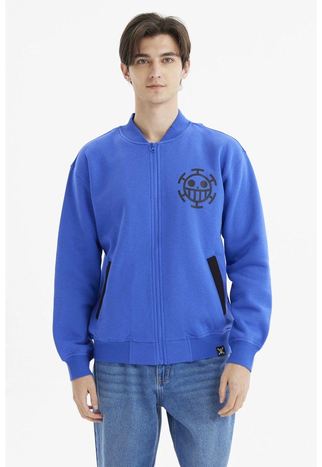 Polerón Hombre College One Piece Azul-0