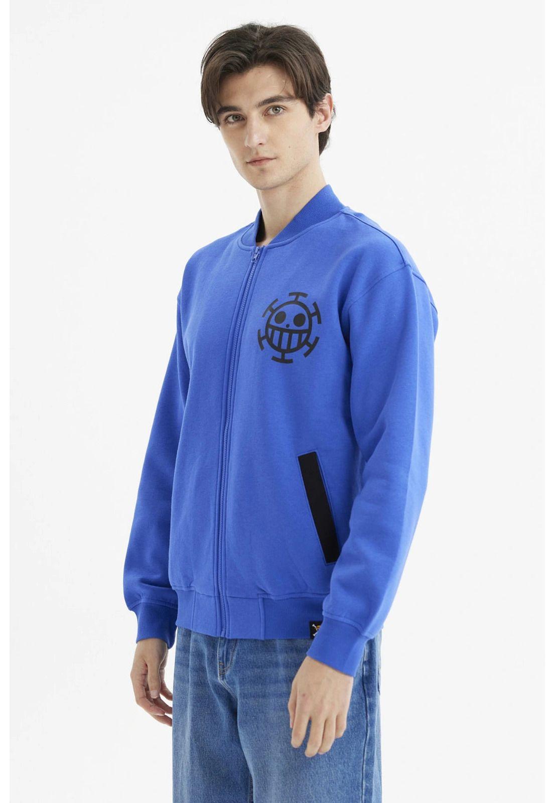 Polerón Hombre College One Piece Azul-2