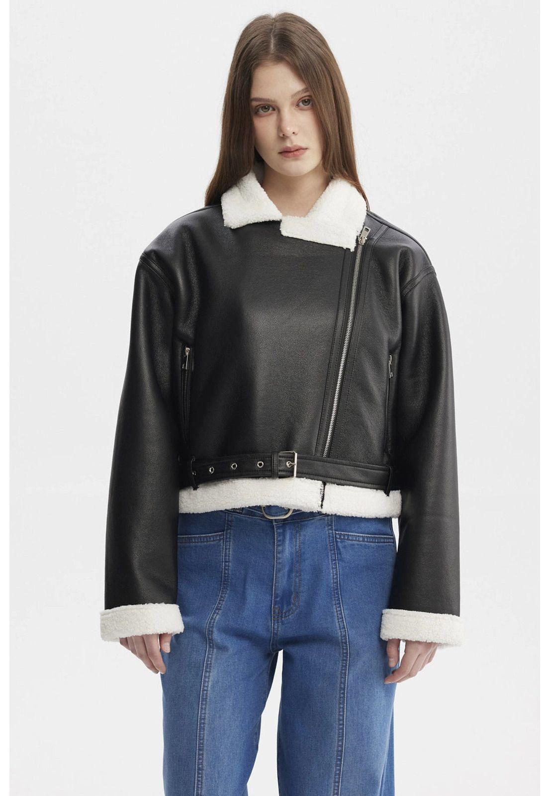 Chaqueta Mujer Bonded Negro - lll-0