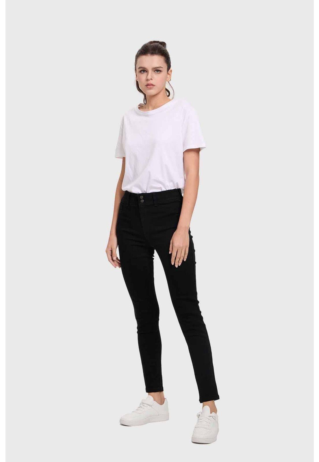 Jeans Mujer Skinny Jenny Negro-3