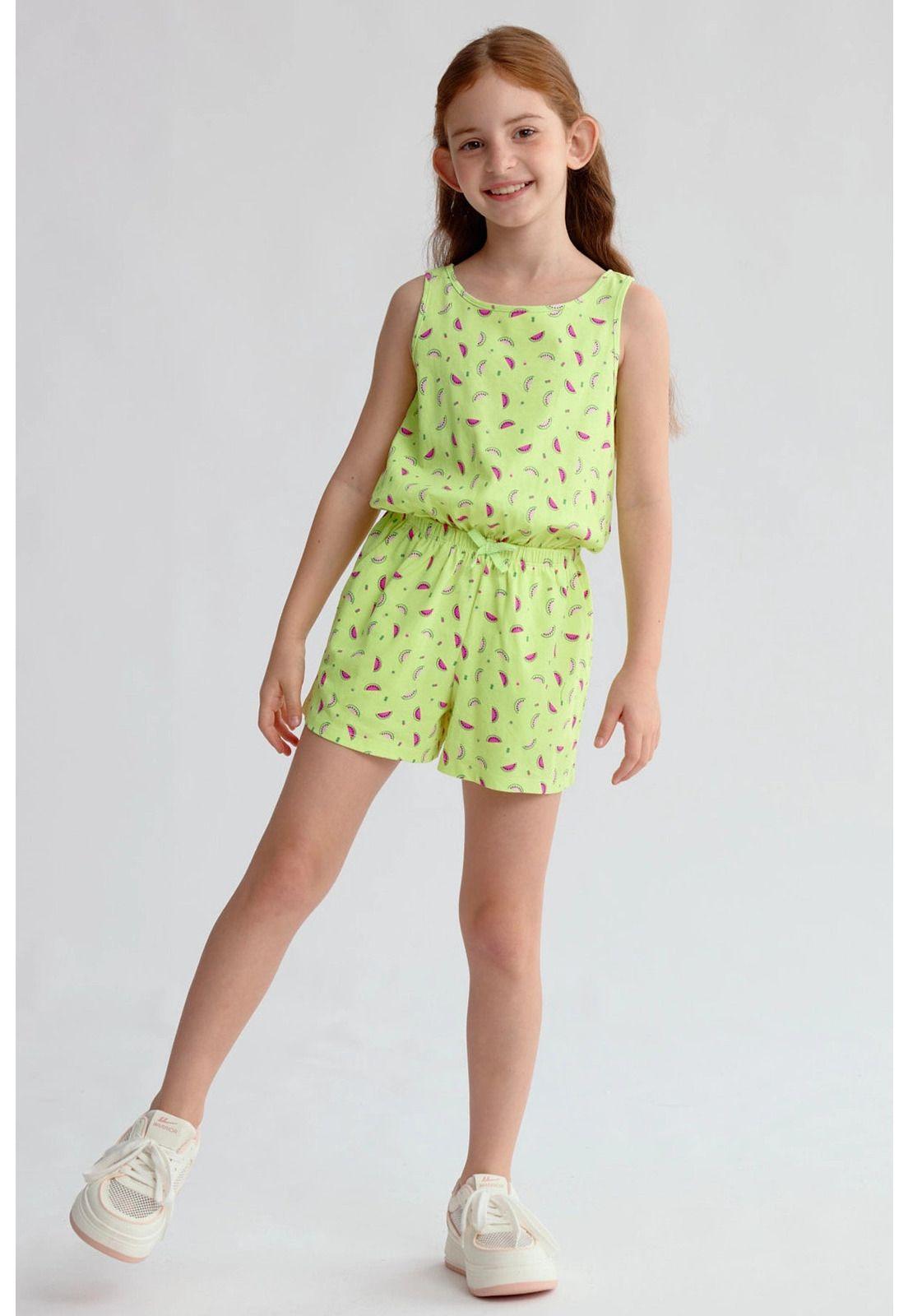 Enteritos Niña Toddler Básico Verde-3