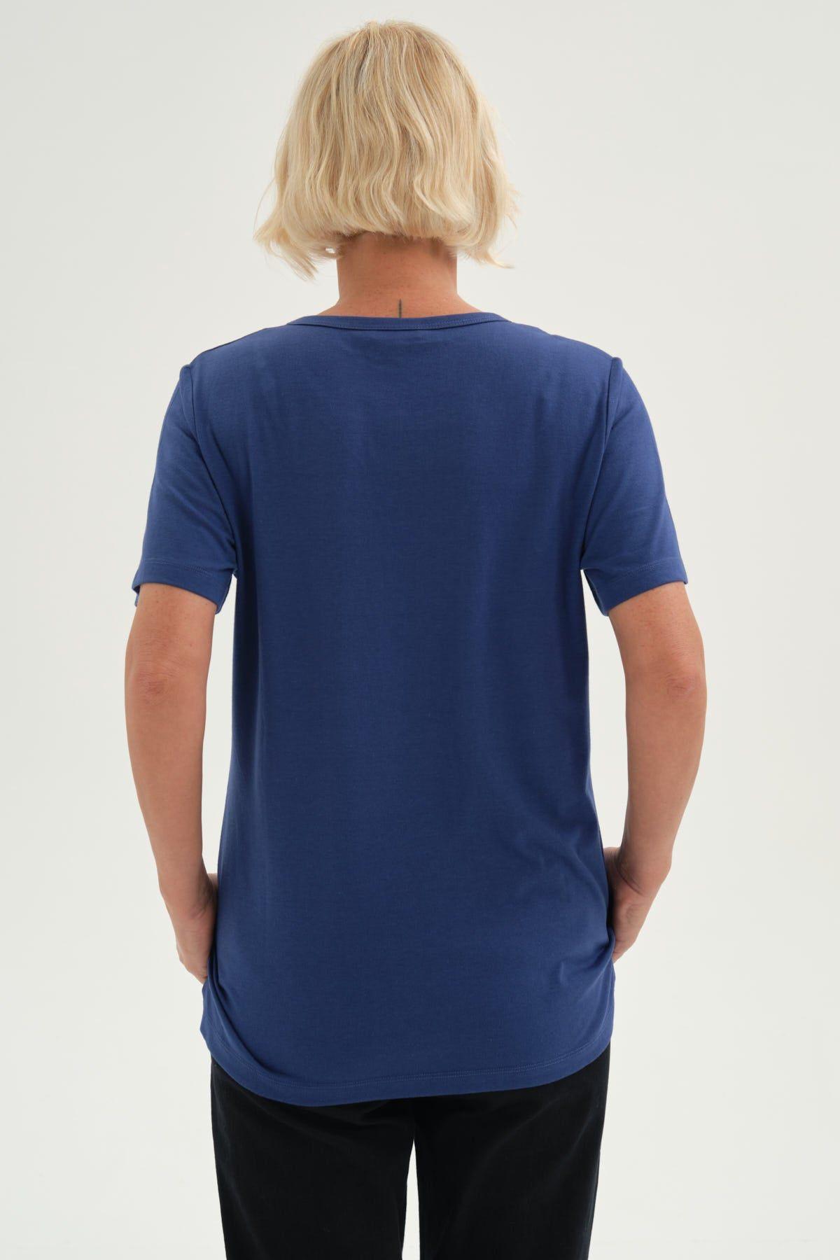 Polera Mujer Con Tachas Azul-2