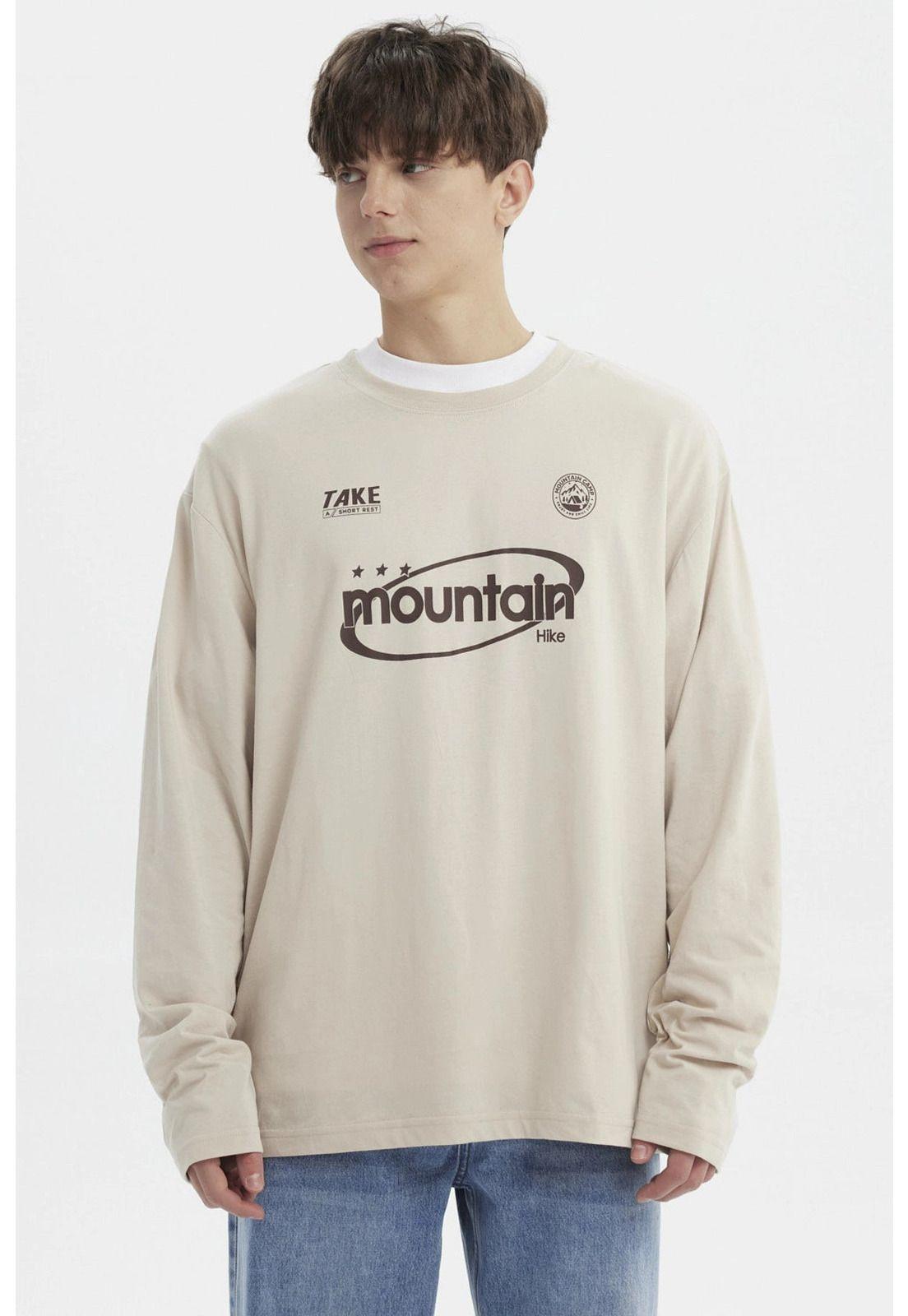 Polera Hombre Slim Beige - V-0