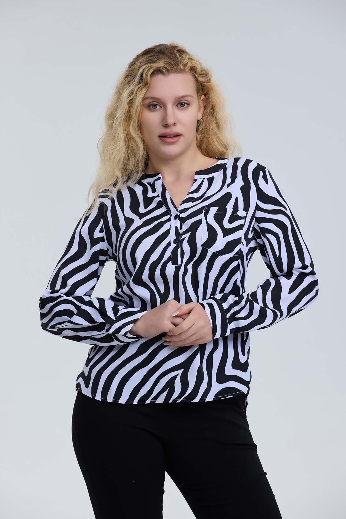 Blusa Mujer Satín Blanco-0