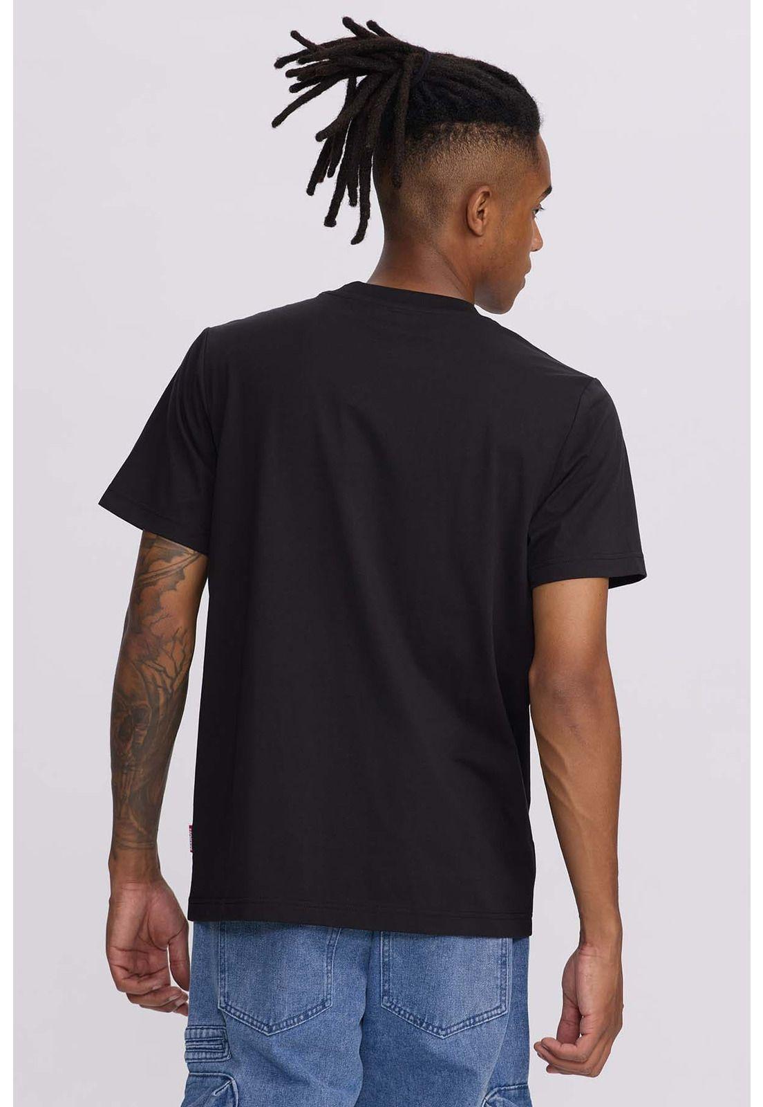 Polera Hombre Marvel Negro-2