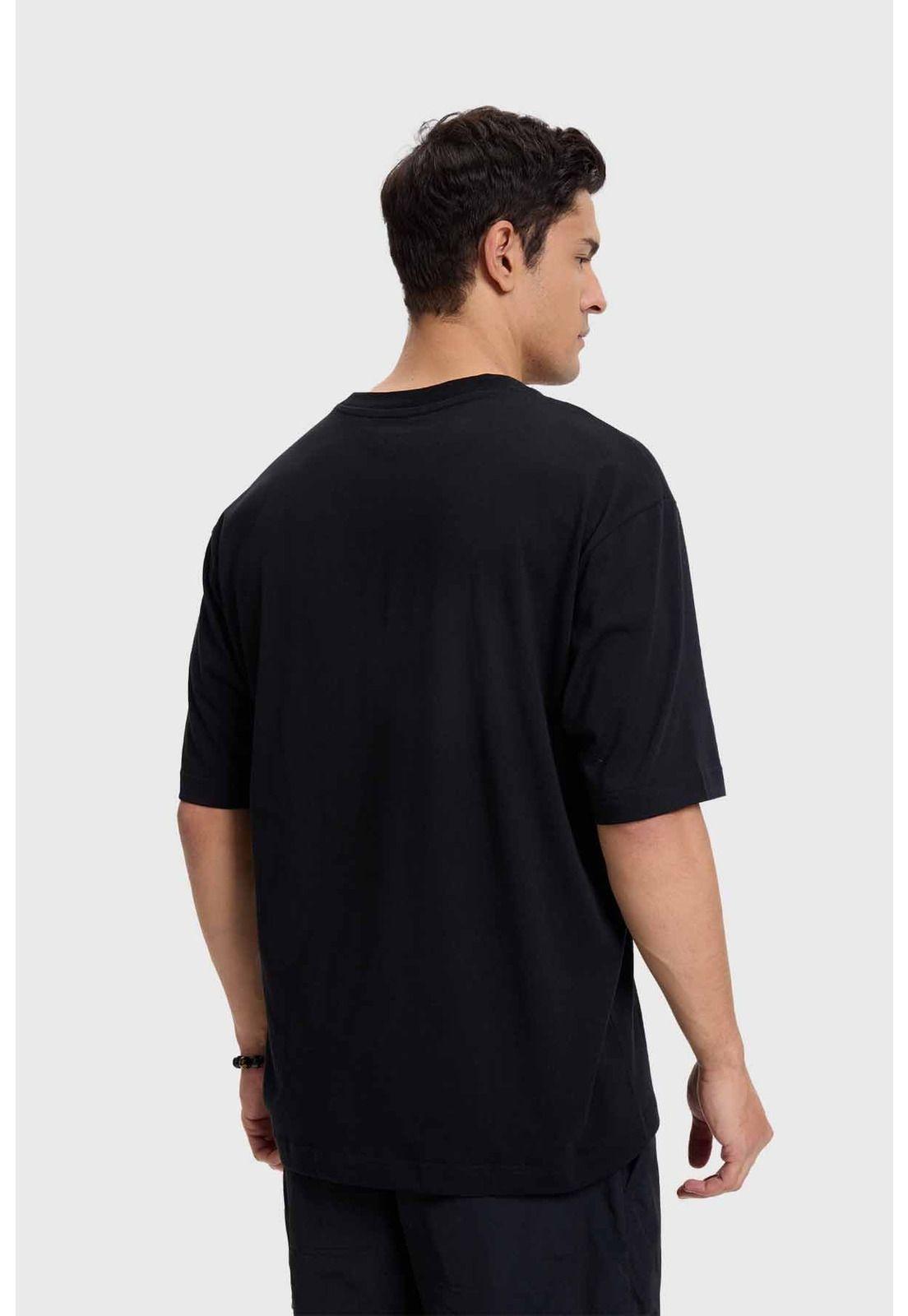 Polera Hombre Print Negro - VI-2