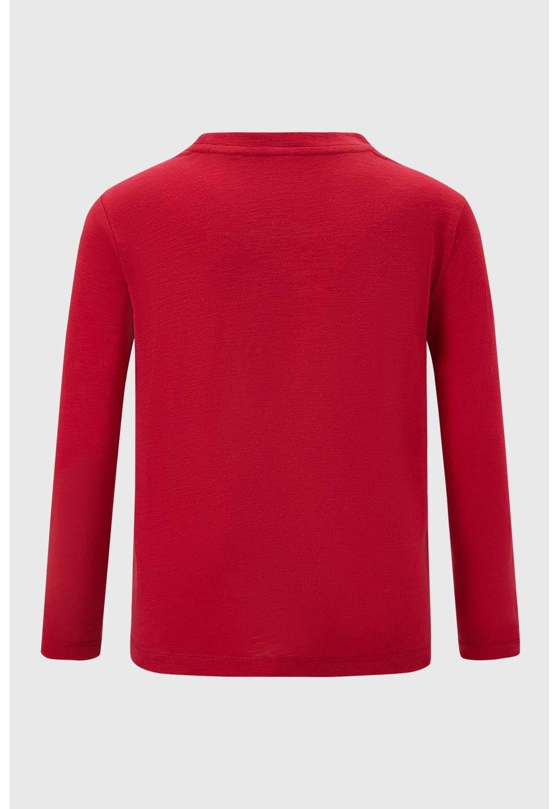 Polera Niño Puff Print Rojo-1