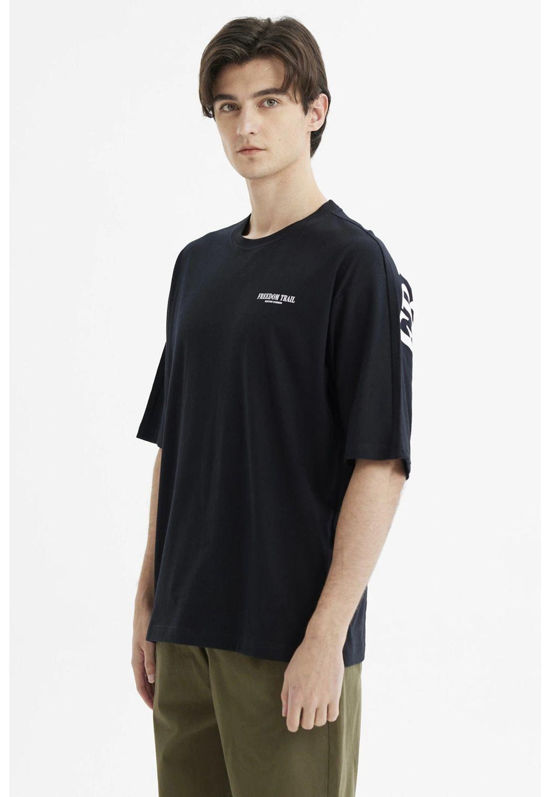 Polera Hombre Slim Negro- XI-2