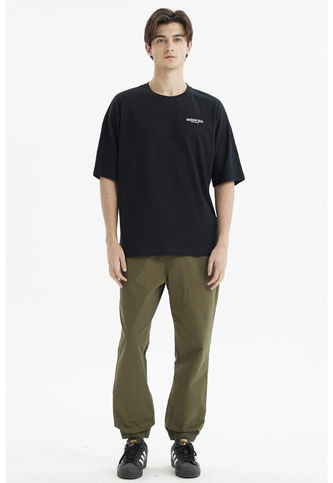 Polera Hombre Slim Negro- XI-3