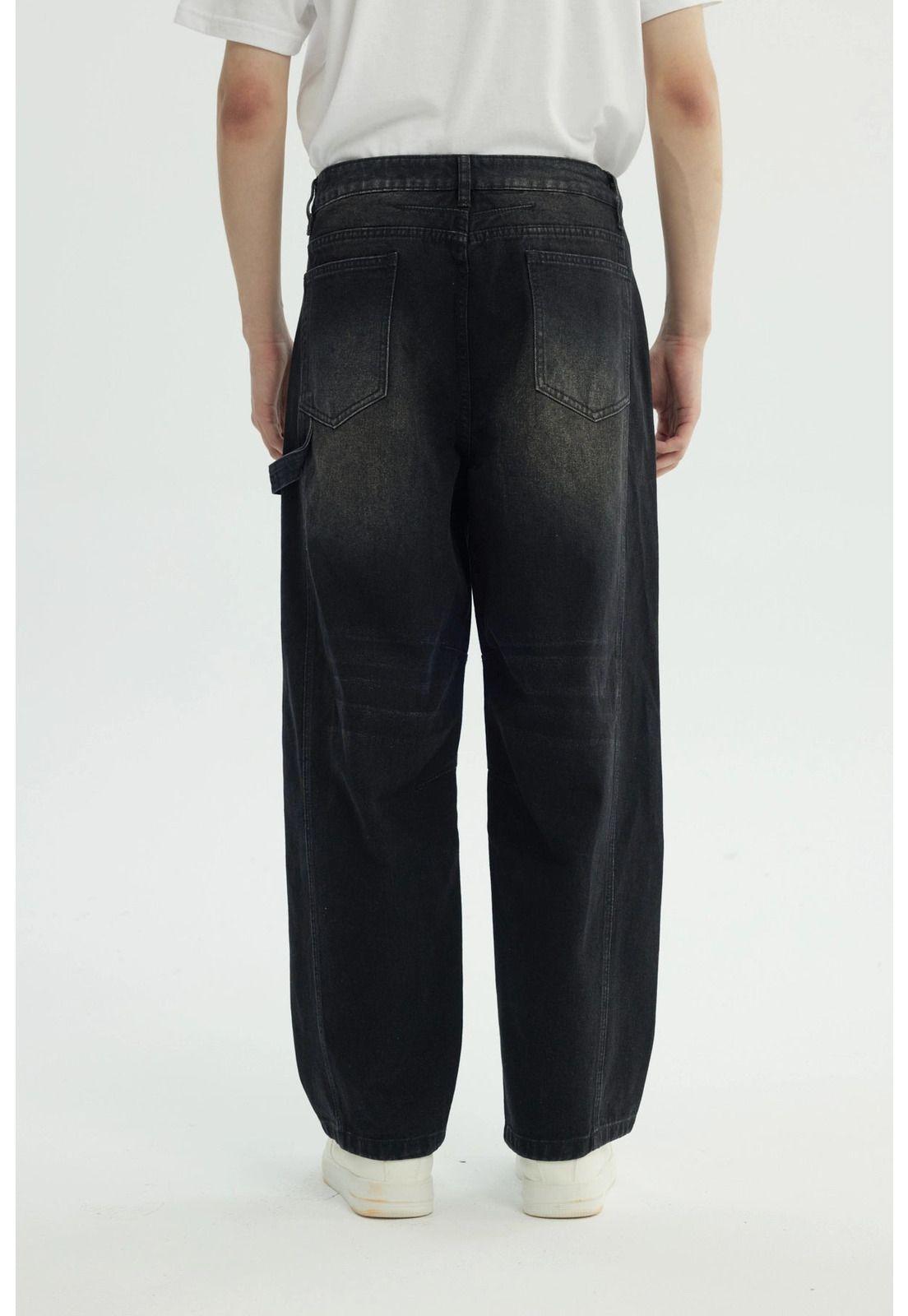 Jeans Hombre Baggy Negro - Vl-2