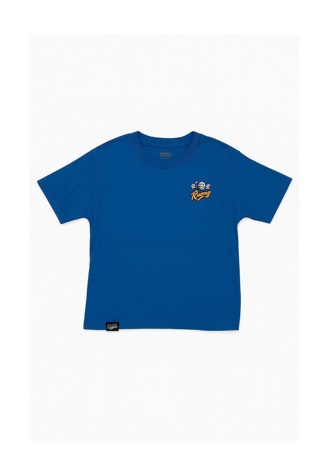 Polera Niño Print Azulino - ll-0