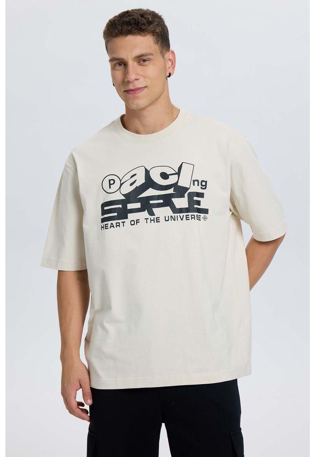 Polera Hombre Beige-1