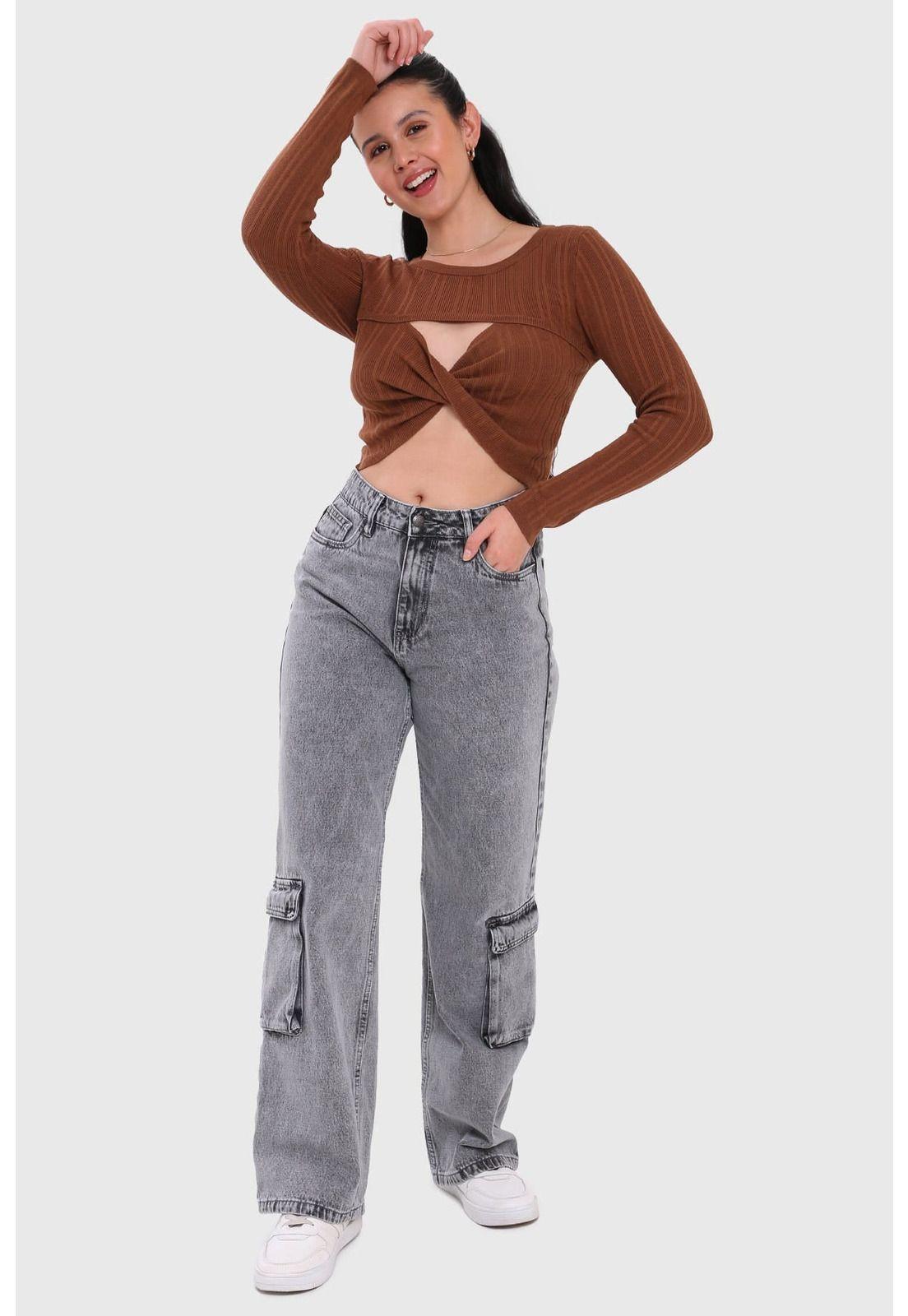 Sweater Mujer Café - ll-3