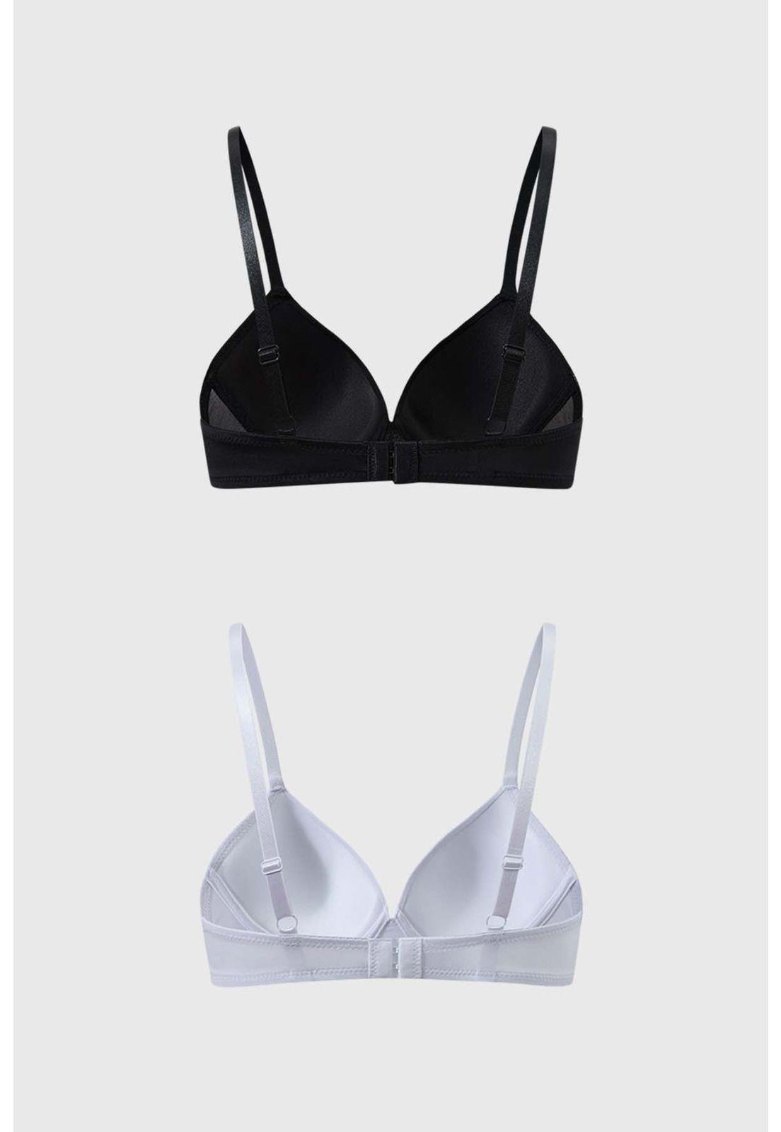 Sostén Mujer Bipack Copa Soft Liso Blanco-1