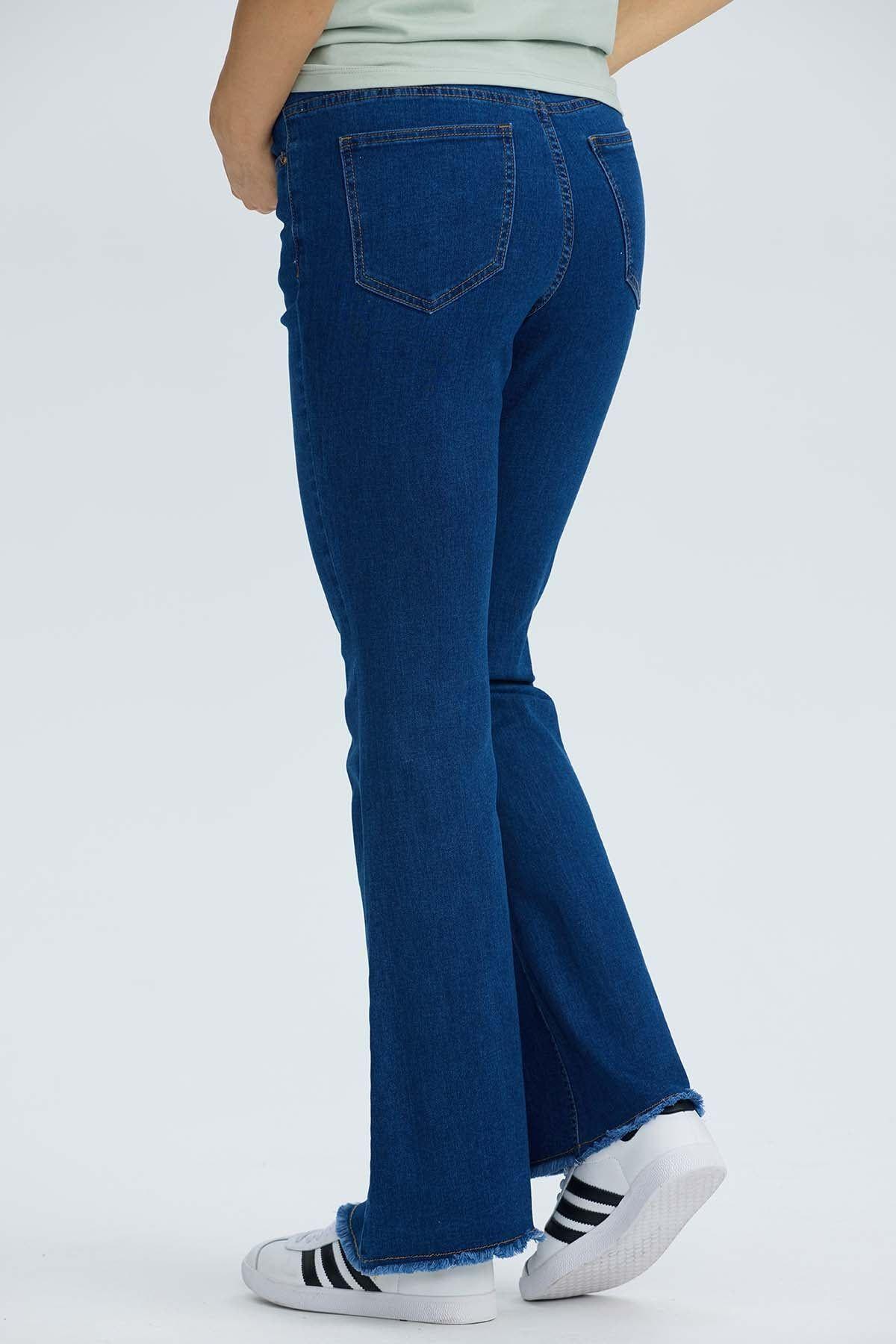 Jeans Mujer Flare Monse Azul-2