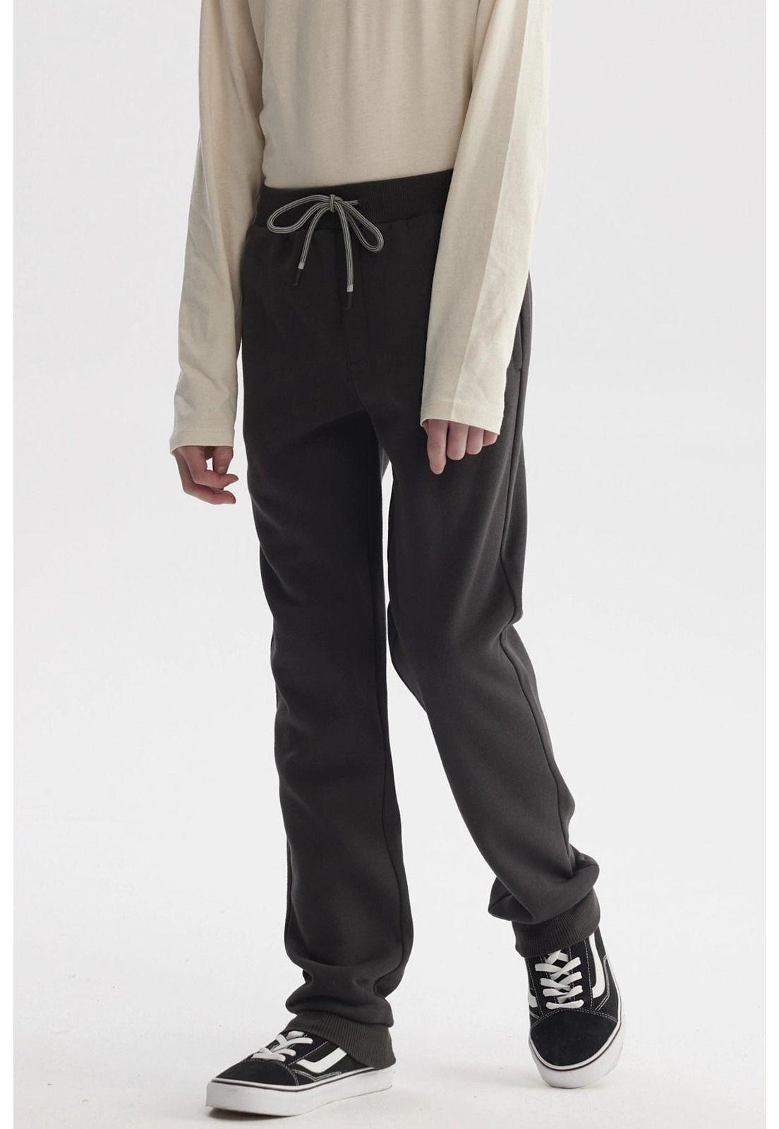 Pantalón Buzo Niño Bipack Teen Verde Militar-3