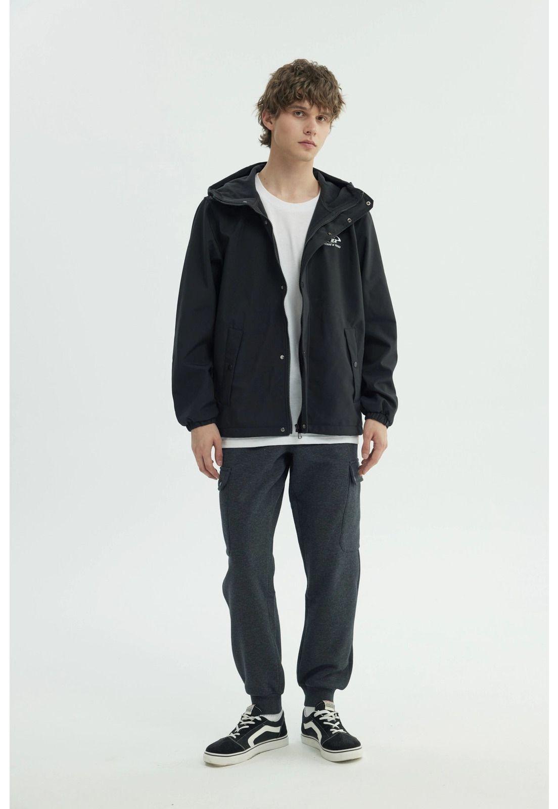 Chaqueta Hombre Oversize Negro - Vl-3