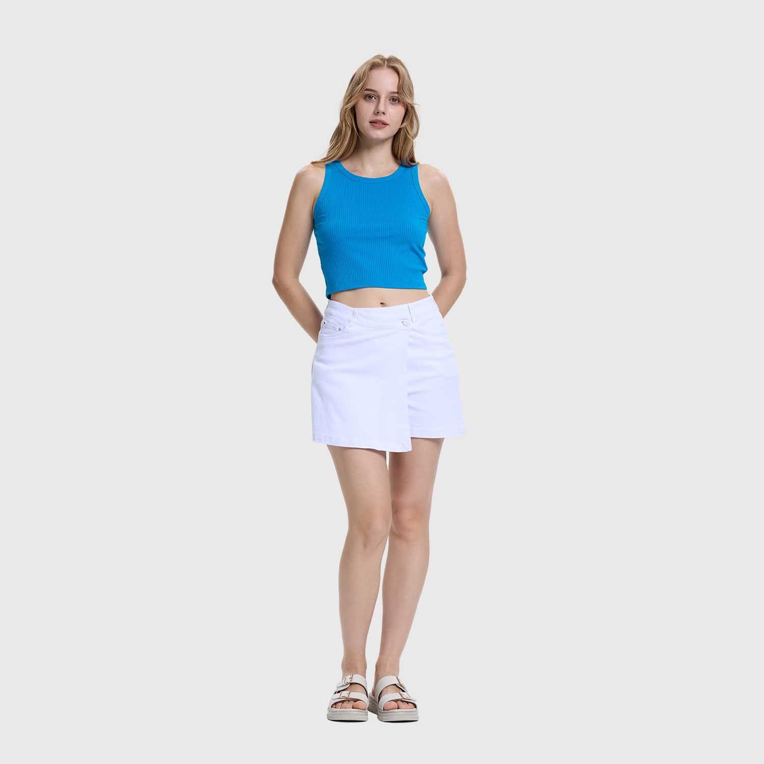 Polera Mujer Sudadera Azul Claro Fashions Park-3