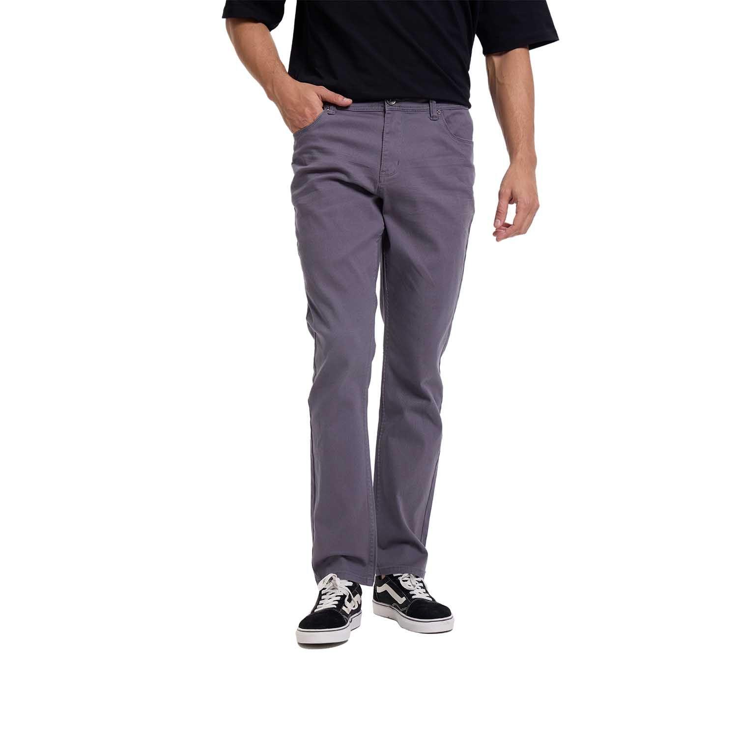 Jeans Hombre Slim Color Gris II Fashion's Park-0